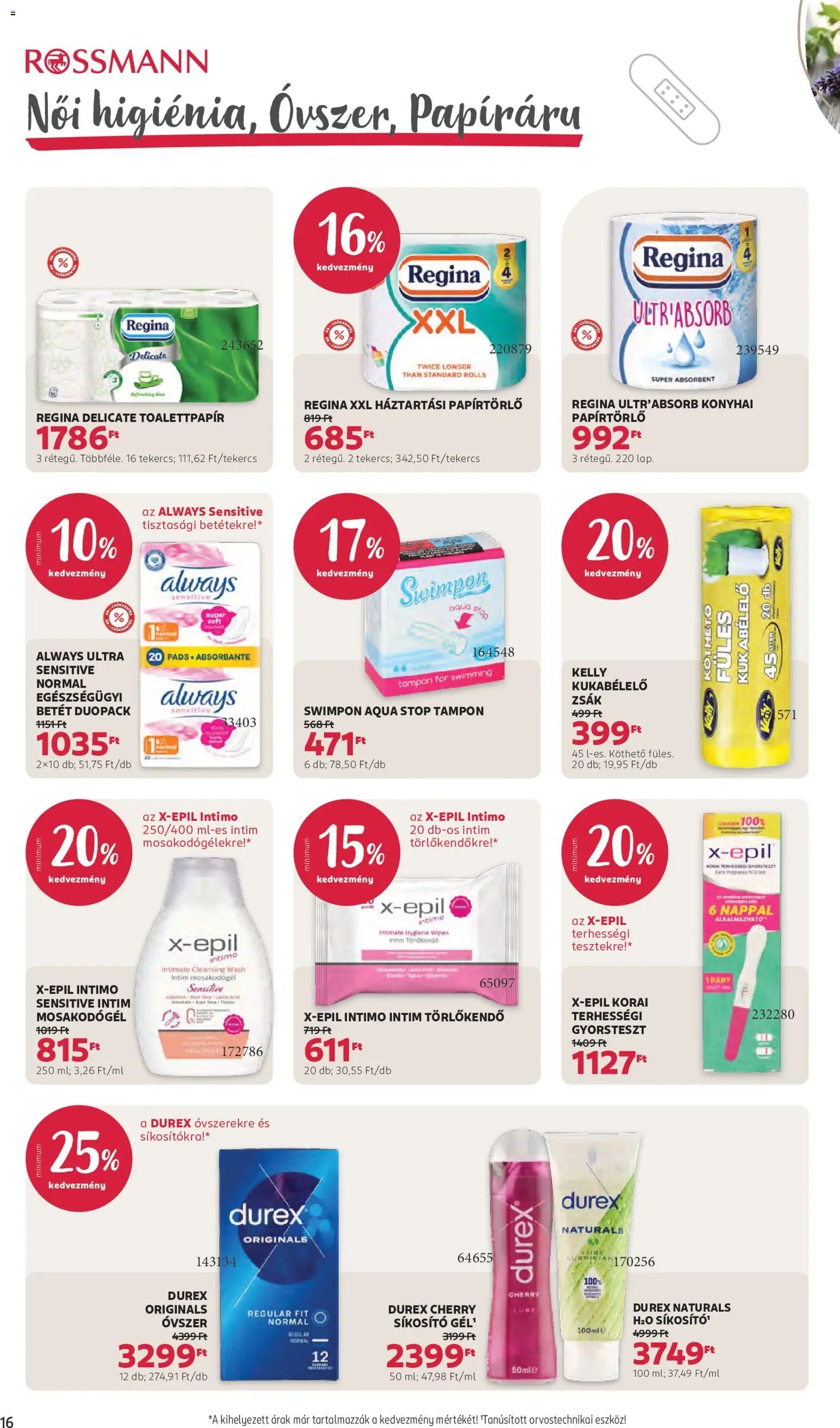 Rossmann újság 2026.06.01. Rossmann akciós újság