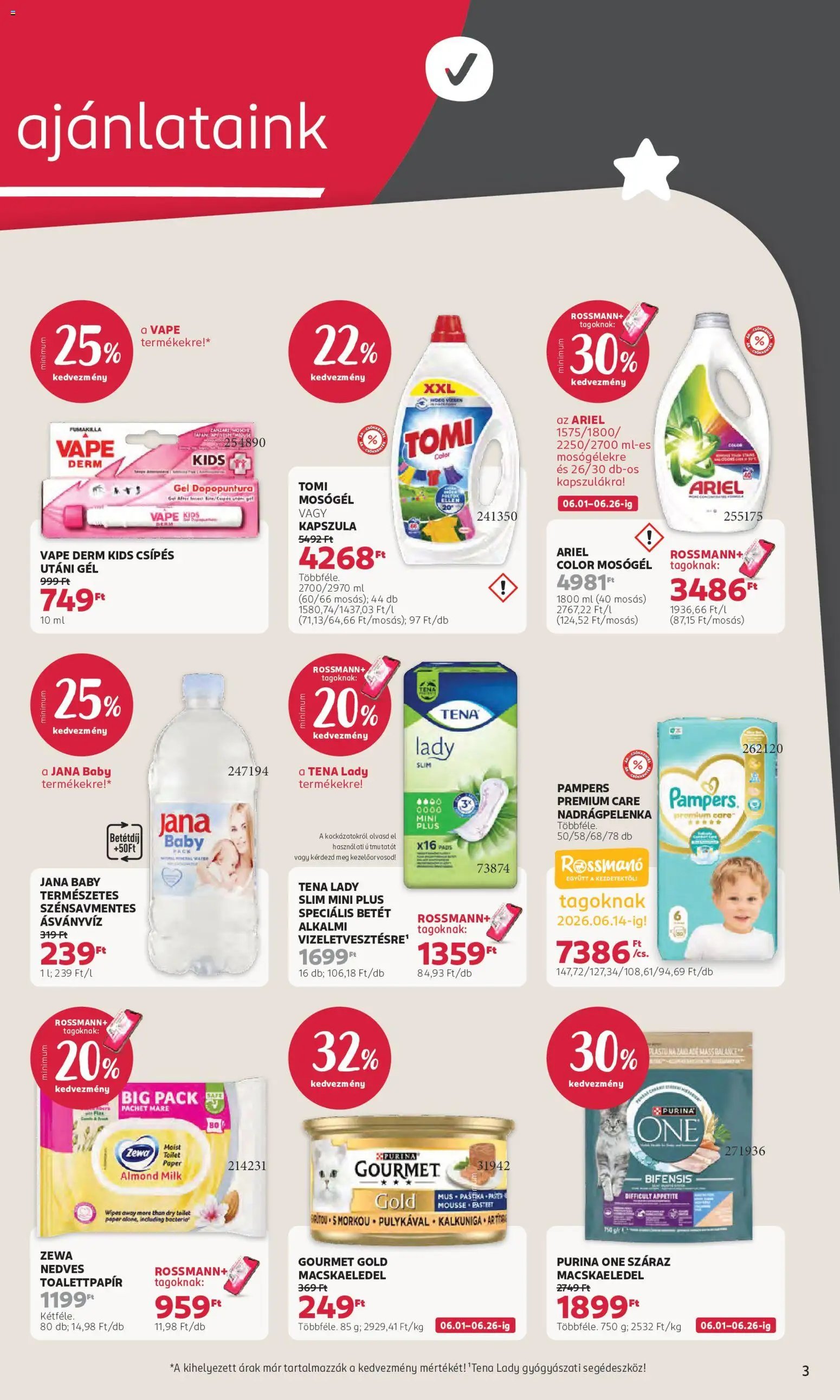 Rossmann újság 2026.06.01. Rossmann akciós újság