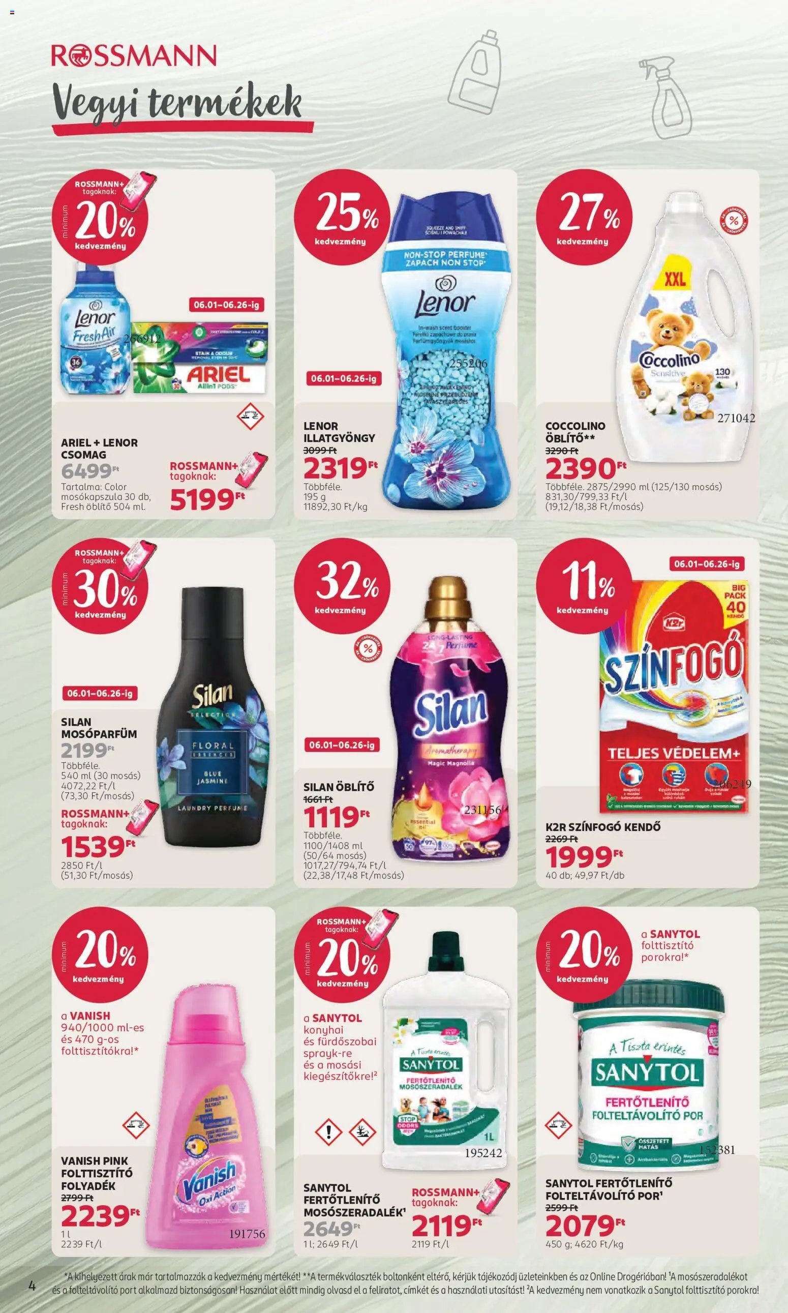 Rossmann újság 2026.06.01. Rossmann akciós újság