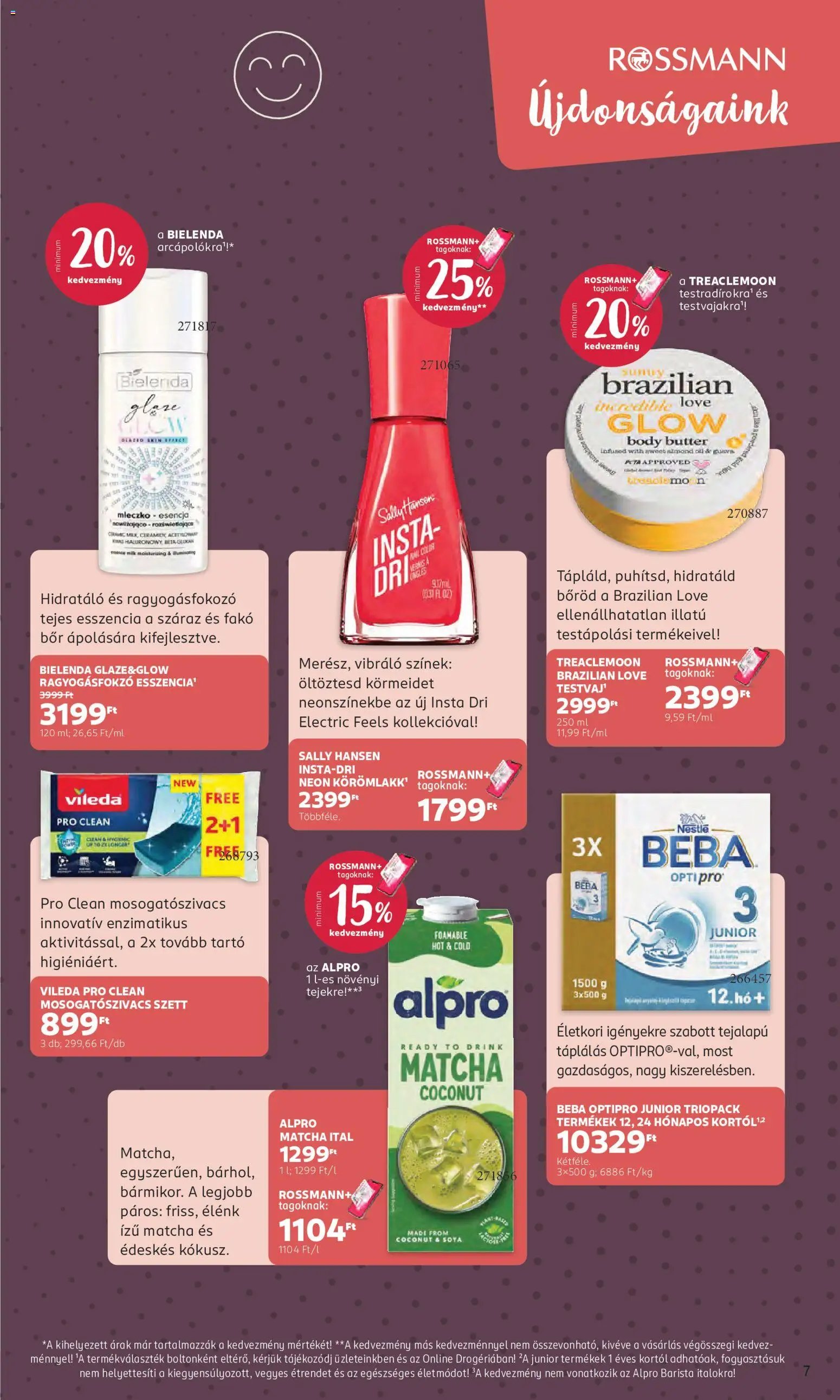 Rossmann újság 2026.06.01. Rossmann akciós újság