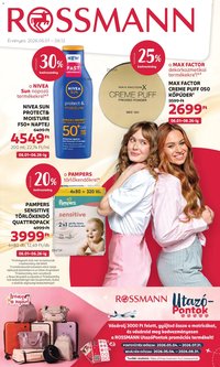 Rossmann újság 2026.06.01. Rossmann akciós újság