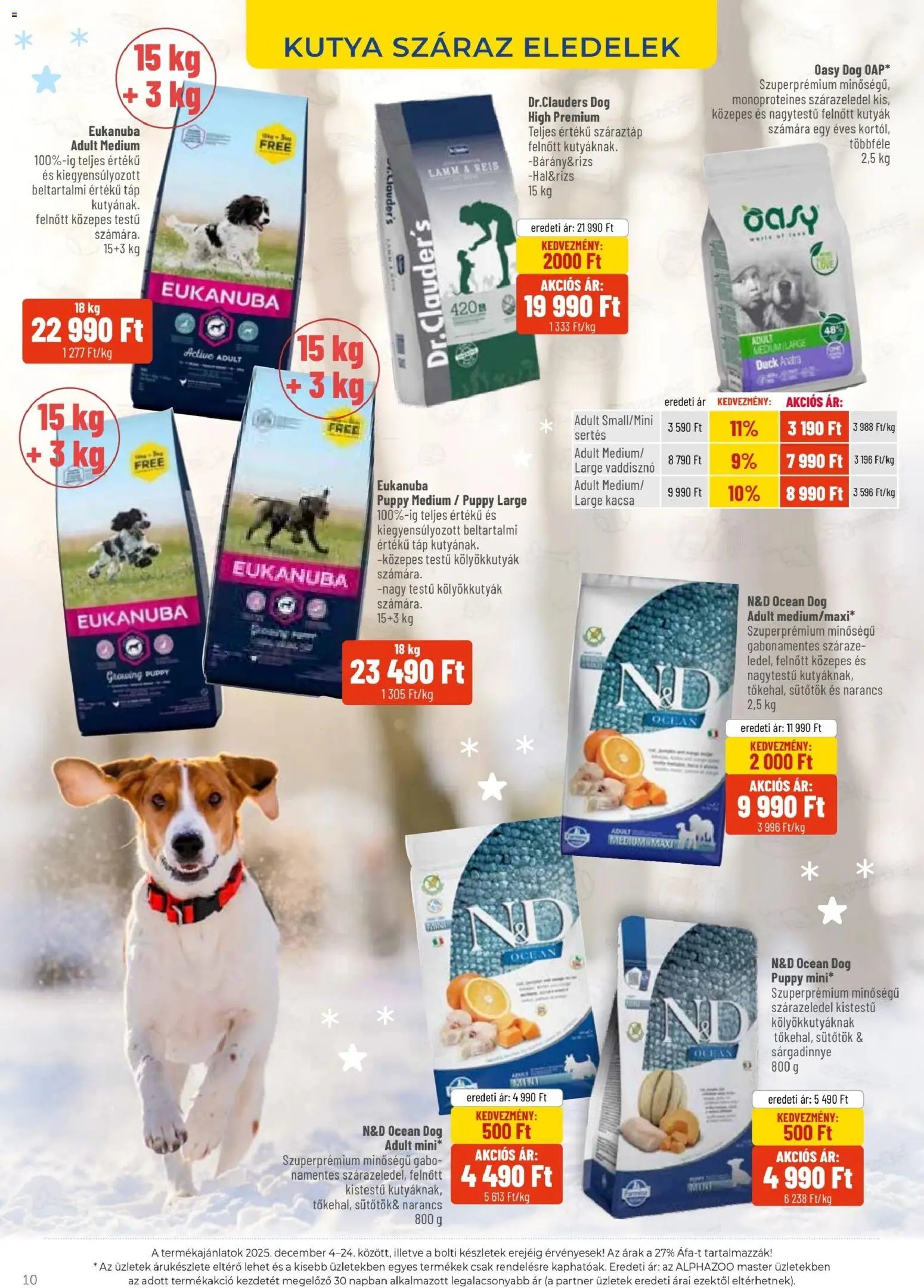 AlphaZoo újság 2025.12.04. Akciós újság AlphaZoo (2025-12-04 - 2025-12-24)