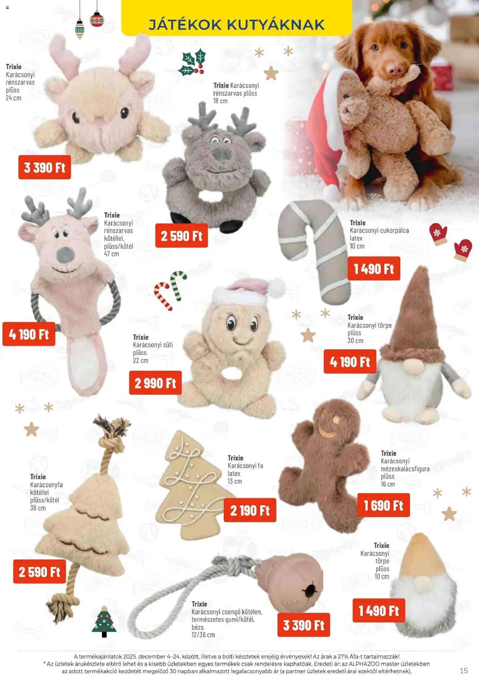 AlphaZoo újság 2025.12.04. Akciós újság AlphaZoo (2025-12-04 - 2025-12-24)