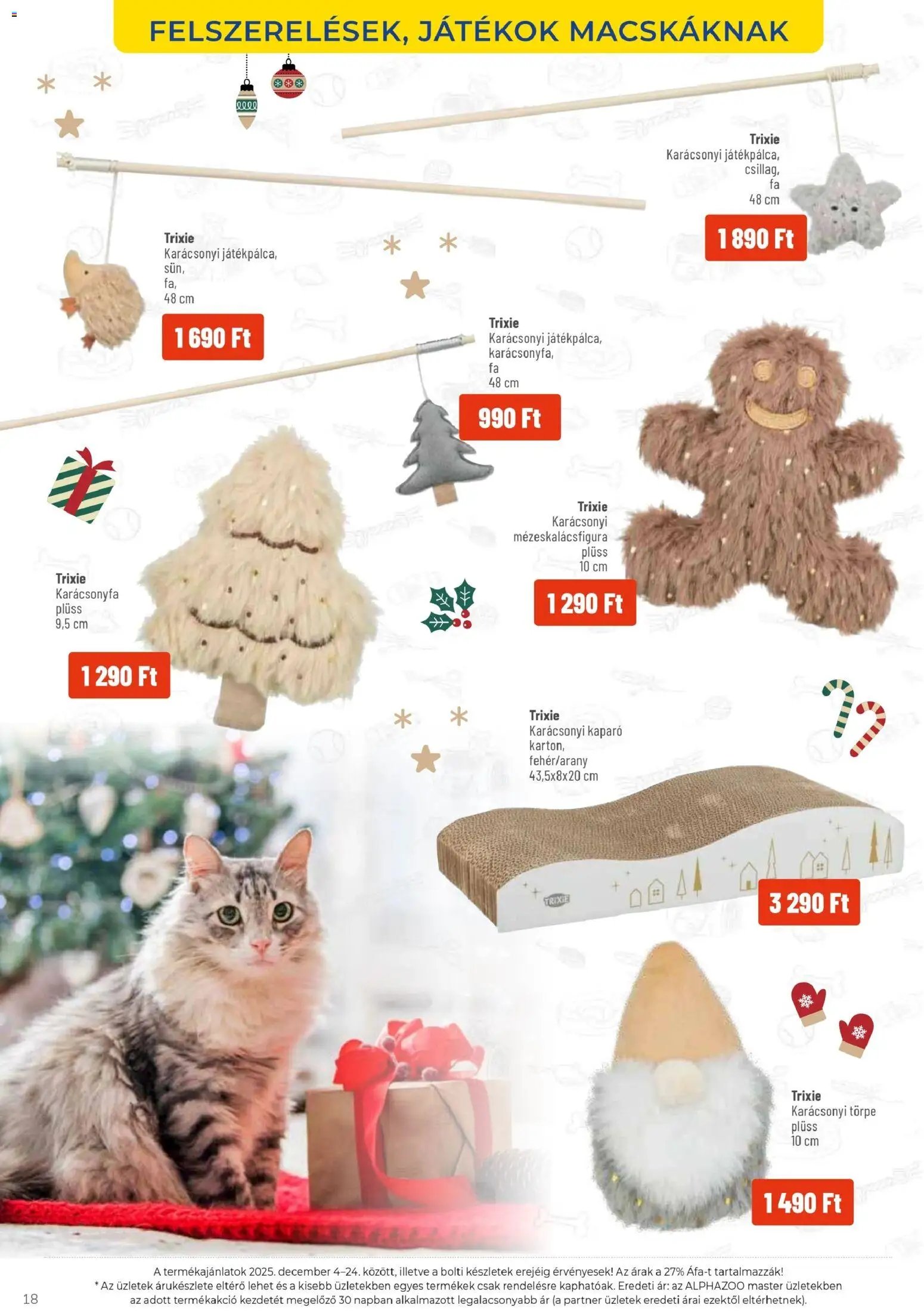 AlphaZoo újság 2025.12.04. Akciós újság AlphaZoo (2025-12-04 - 2025-12-24)