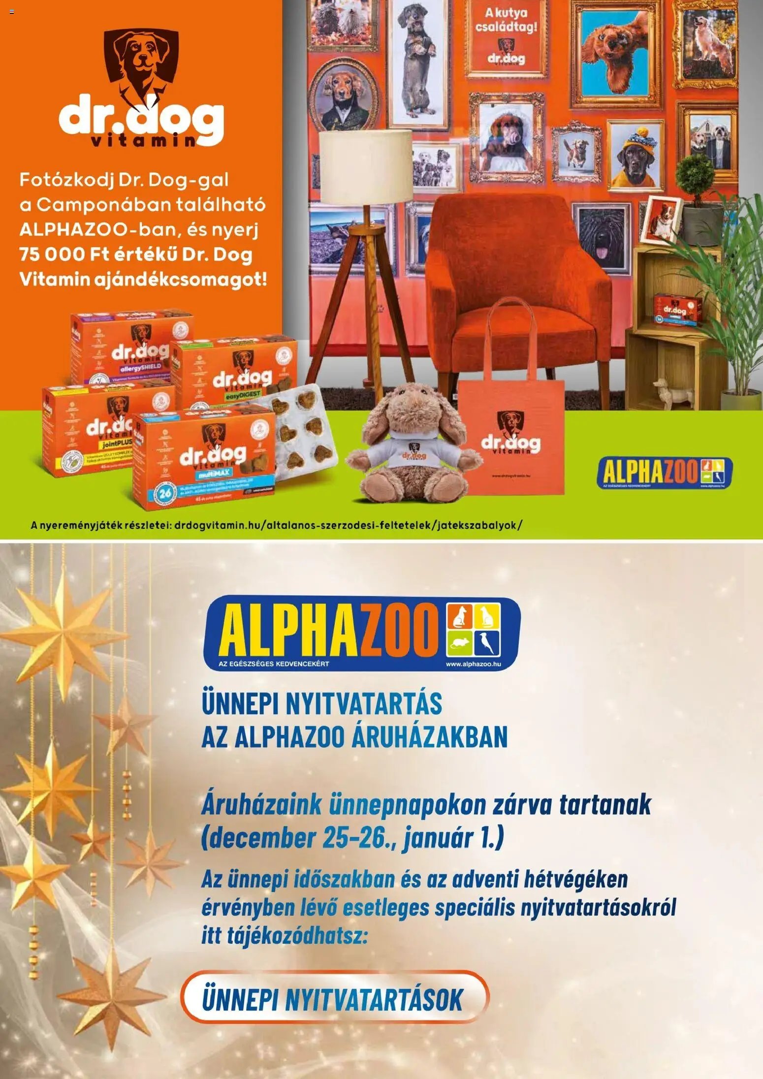 AlphaZoo újság 2025.12.04. Akciós újság AlphaZoo (2025-12-04 - 2025-12-24)