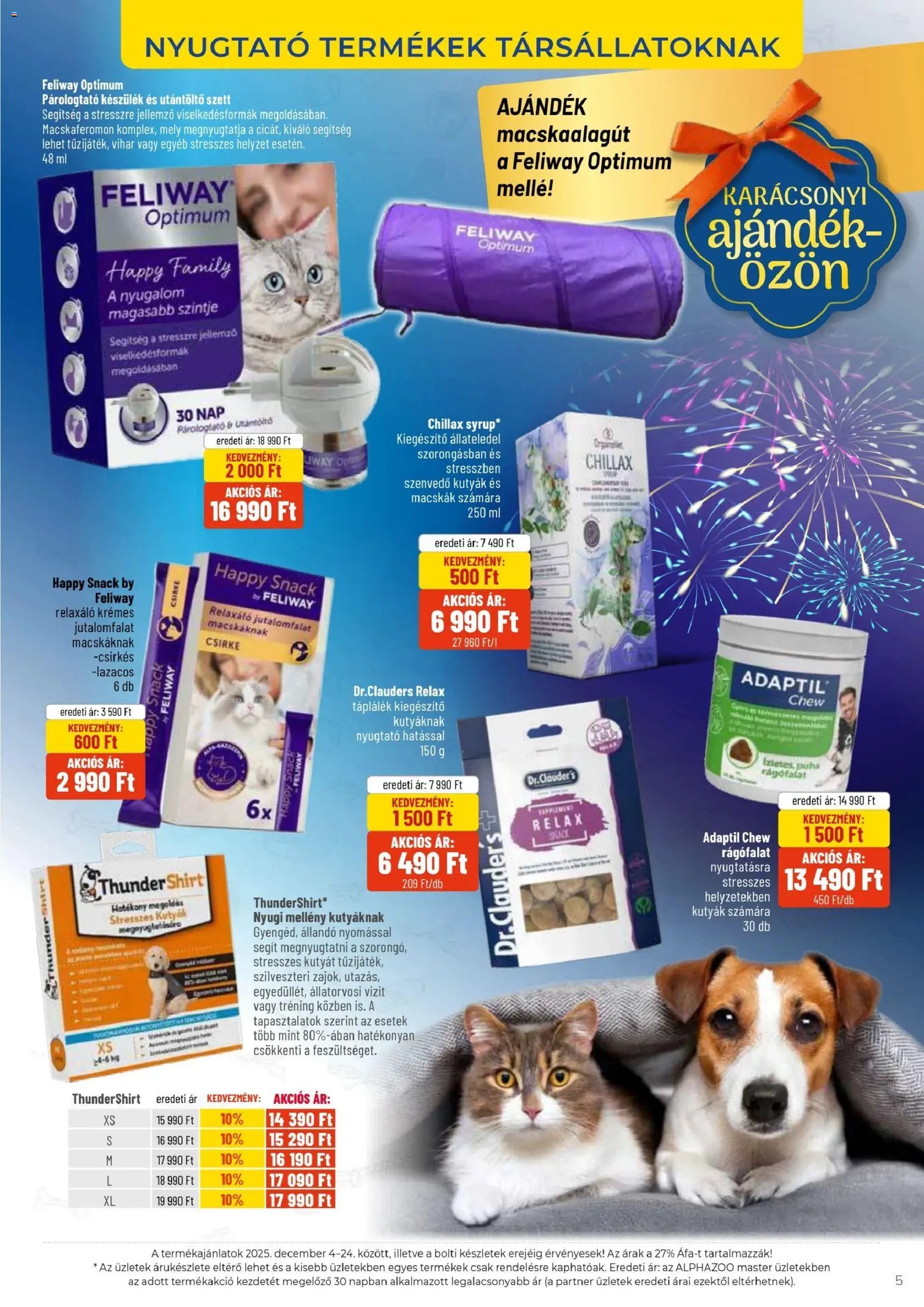AlphaZoo újság 2025.12.04. Akciós újság AlphaZoo (2025-12-04 - 2025-12-24)