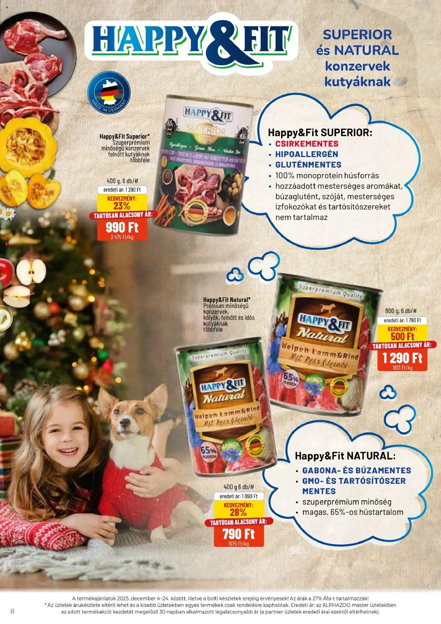 AlphaZoo újság 2025.12.04. Akciós újság AlphaZoo (2025-12-04 - 2025-12-24)