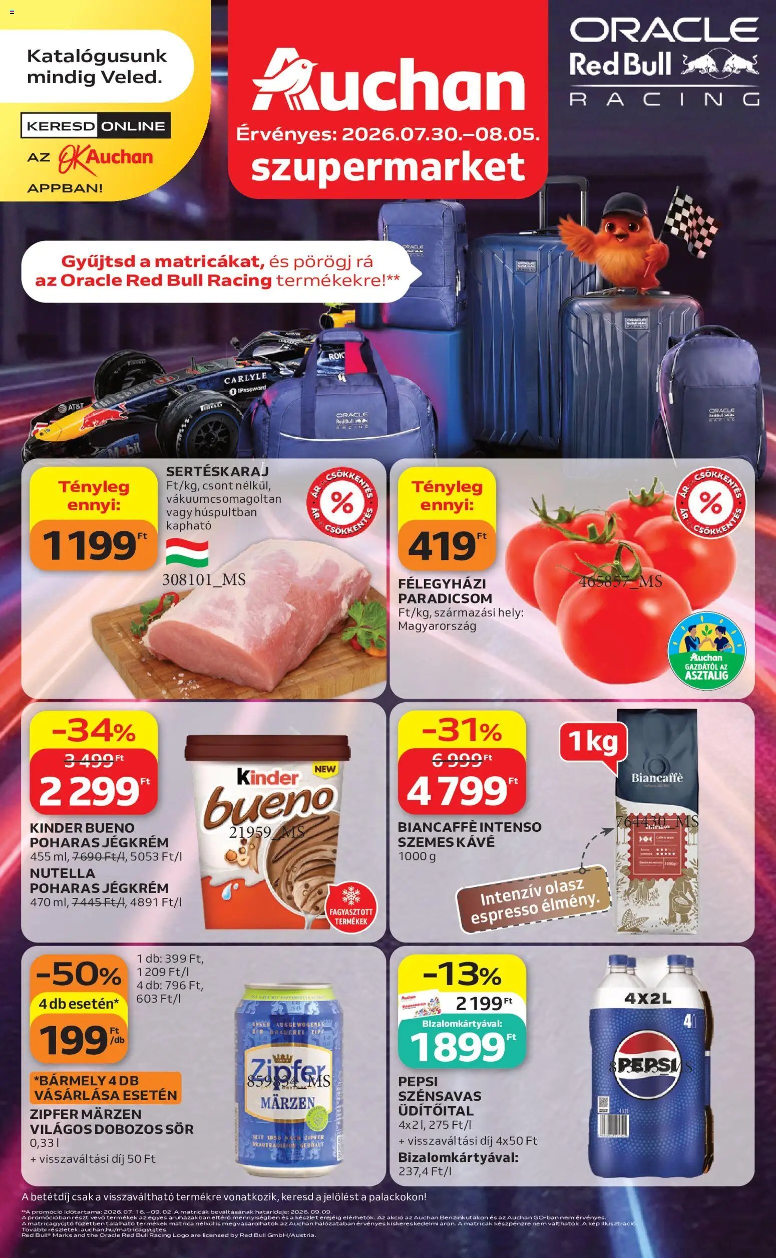Auchan újság 2026.07.30. Auchan Szupermarket akciós újság