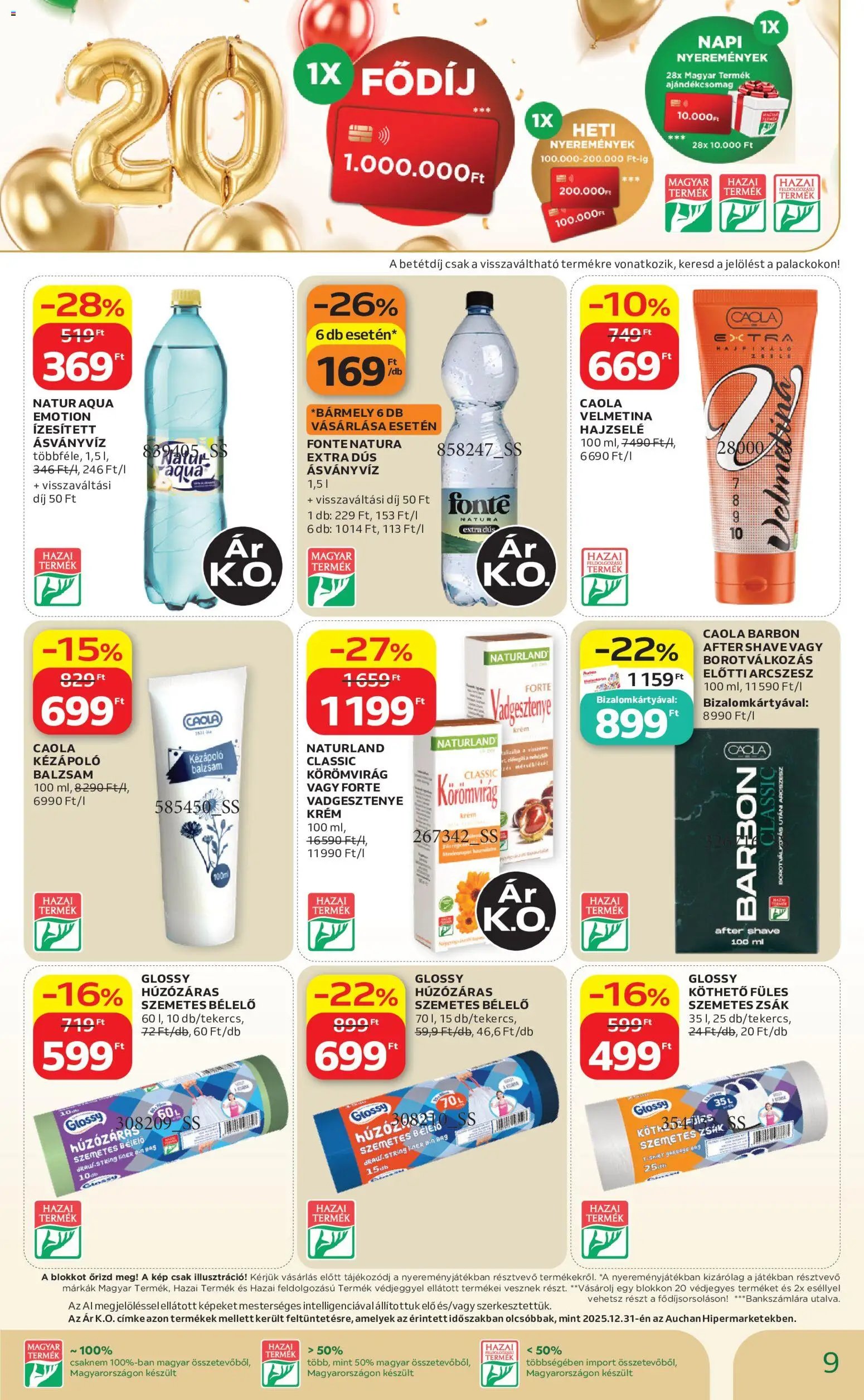 Auchan újság 2026.08.21. Auchan Hazai termék ajánlatok