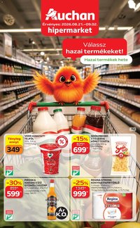 Auchan újság 2026.08.21. Auchan Hazai termék ajánlatok