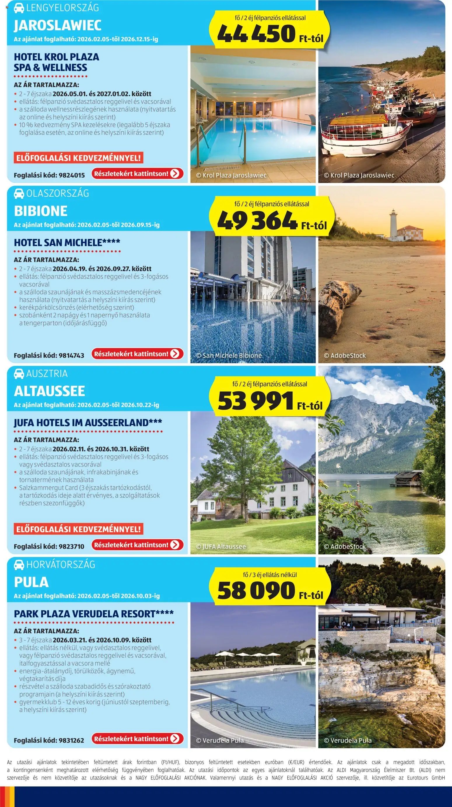 Aldi újság 2026.02.05. Utazás katalógus (2026-02-05 - 2026-02-11)