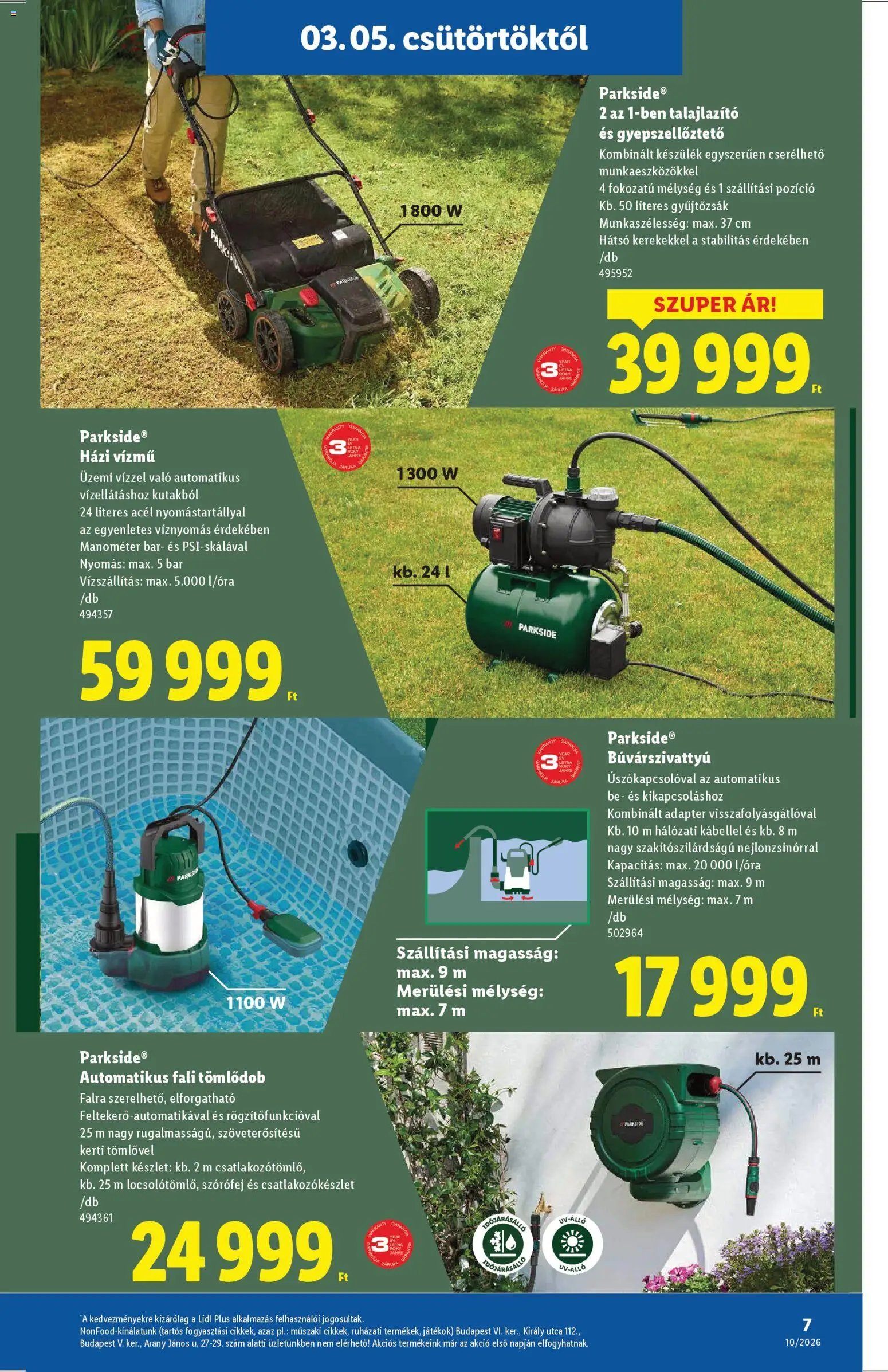 Lidl újság 2026.03.05. Lidl Nonfood kínálatunk (2026-03-05 - 2026-03-11)