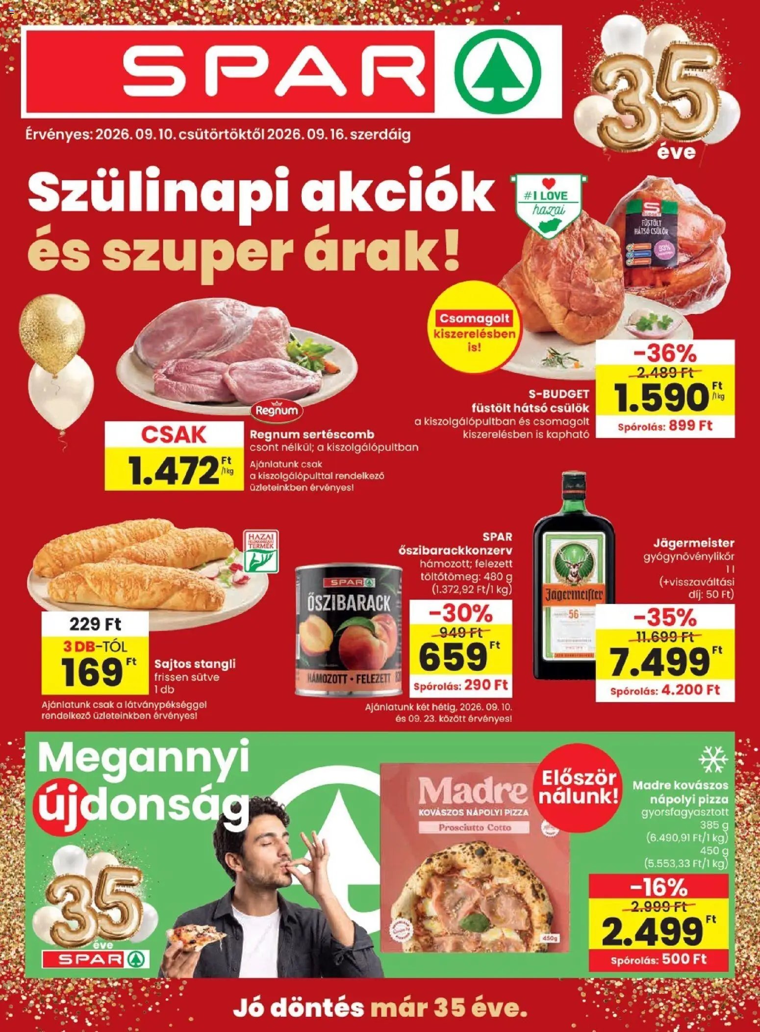 Spar újság 2026.09.10. Spar akciós újság