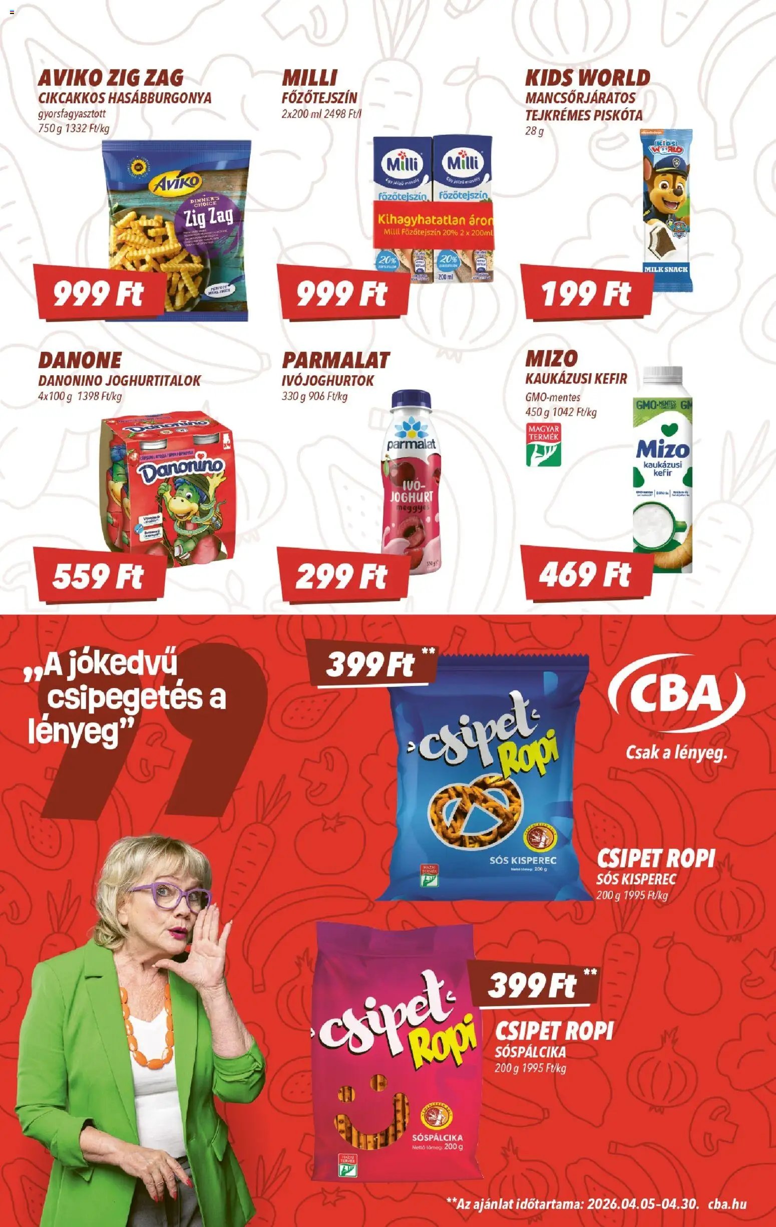 CBA újság 2026.04.16. CBA akciós újság (2026-04-16 - 2026-04-22)