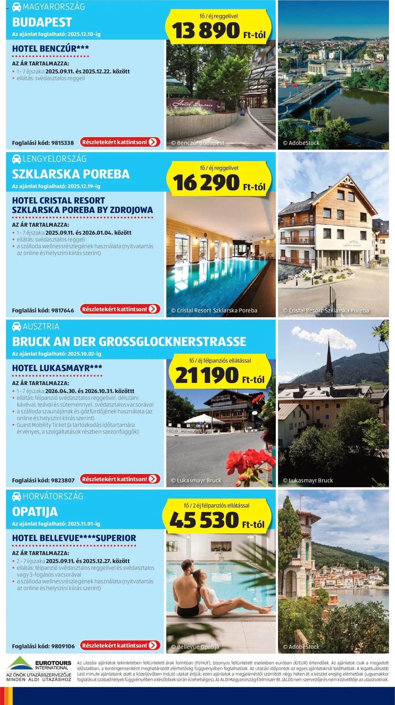 Aldi újság 2025.09.11. Utazás katalógus (2025-09-11 - 2026-09-06)