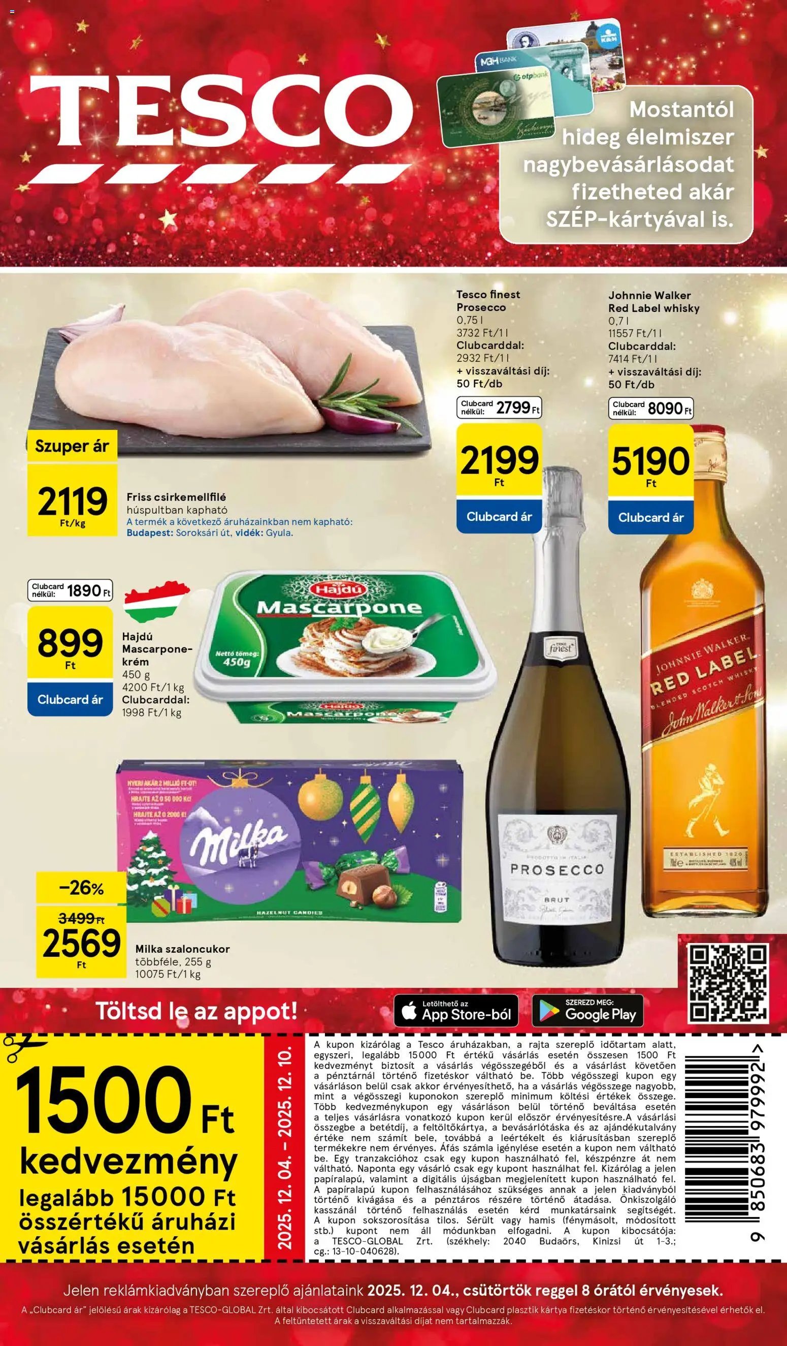 Tesco újság 2025.12.04. Akciós újság Tesco (2025-12-04 - 2025-12-10)