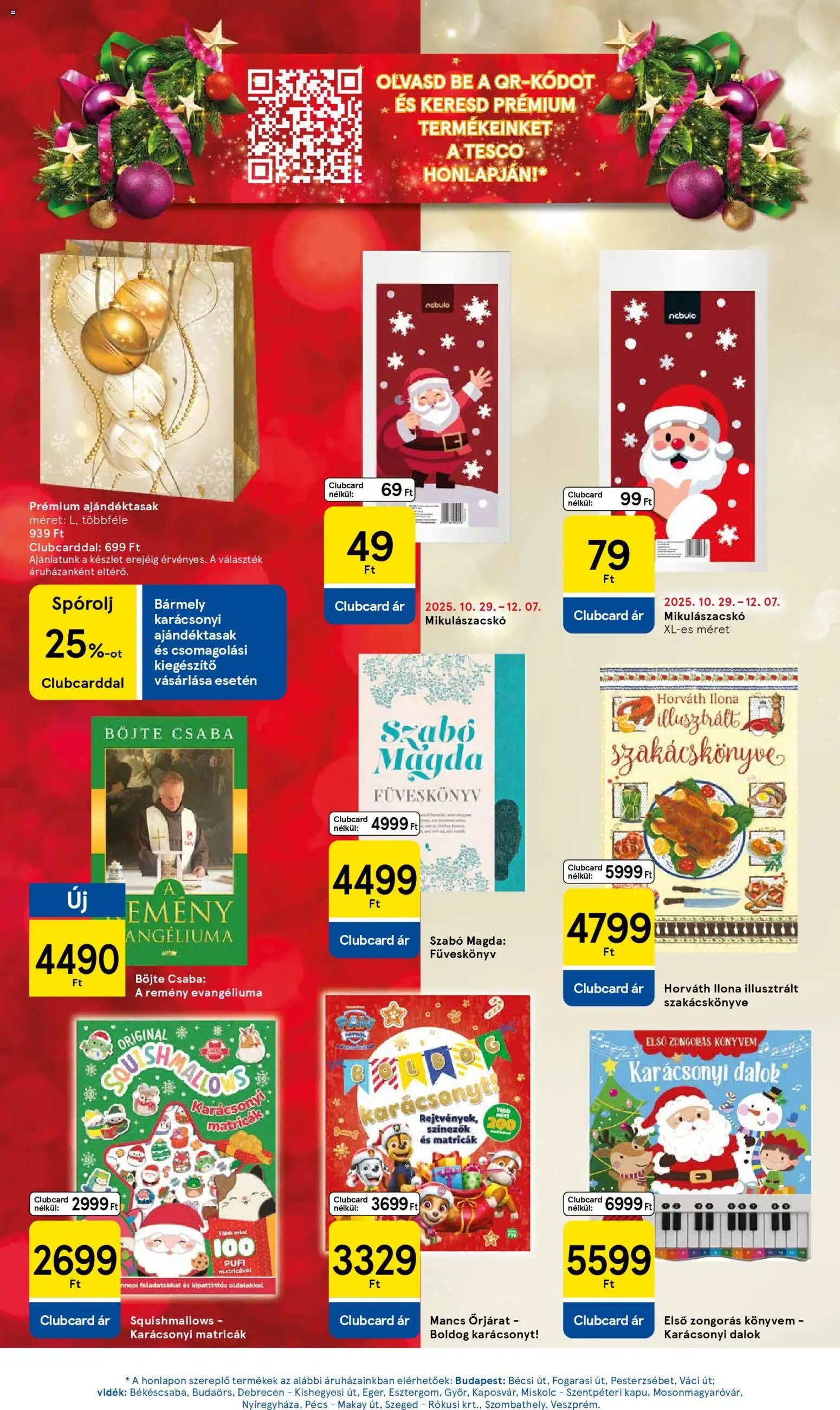 Tesco újság 2025.12.04. Akciós újság Tesco (2025-12-04 - 2025-12-10)