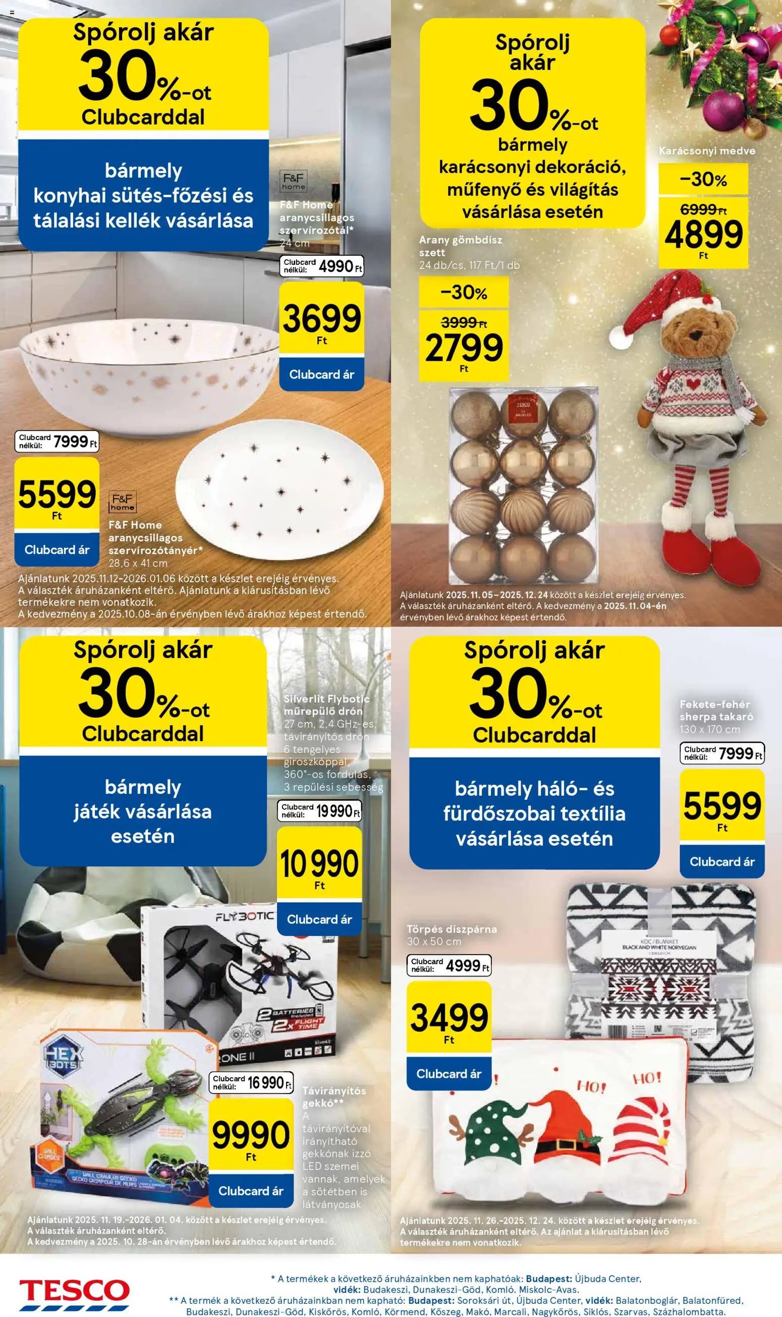 Tesco újság 2025.12.04. Akciós újság Tesco (2025-12-04 - 2025-12-10)