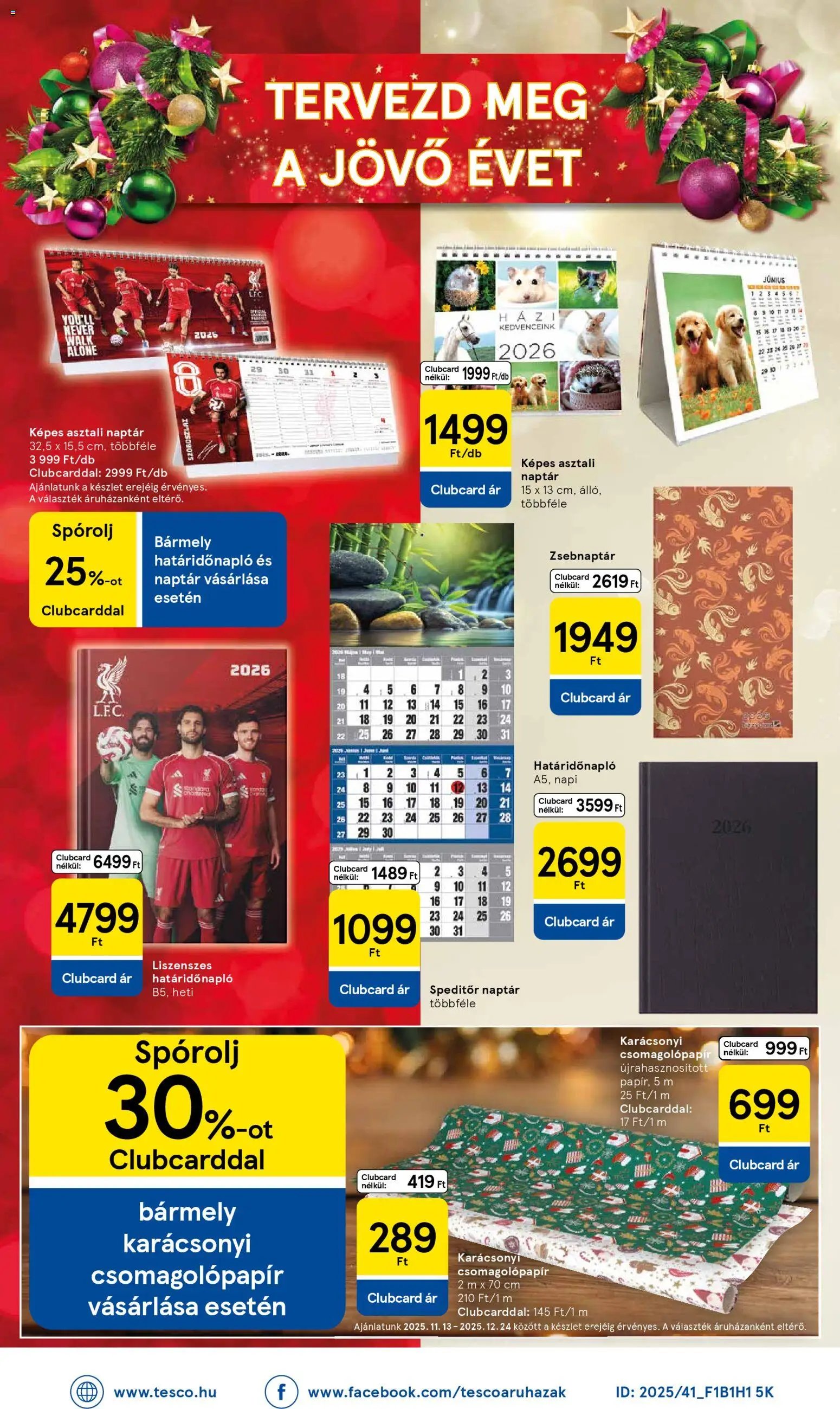 Tesco újság 2025.12.04. Akciós újság Tesco (2025-12-04 - 2025-12-10)