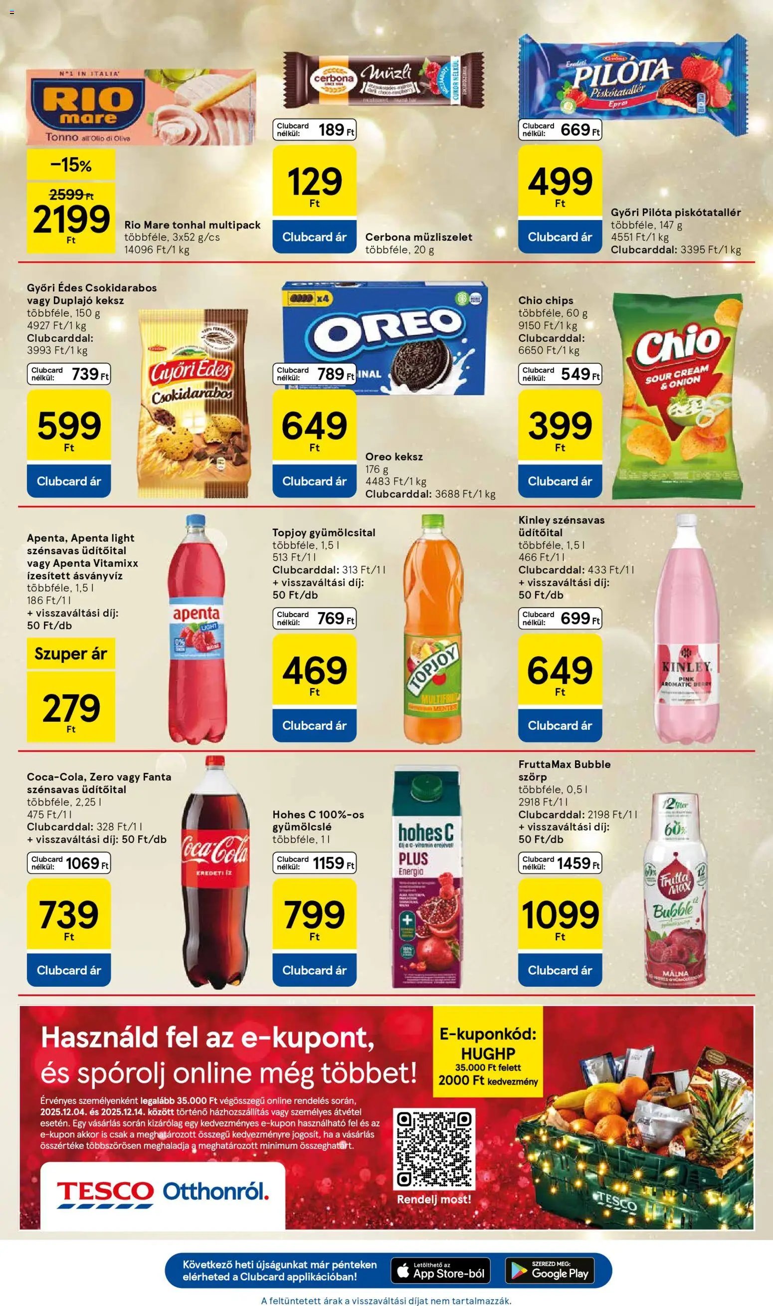 Tesco újság 2025.12.04. Akciós újság Tesco (2025-12-04 - 2025-12-10)