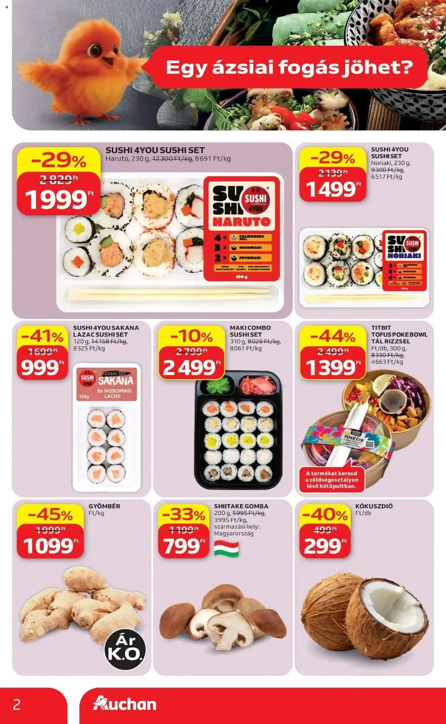 Auchan újság 2026.07.16. Auchan Ázsiai ajánlataink Szeged