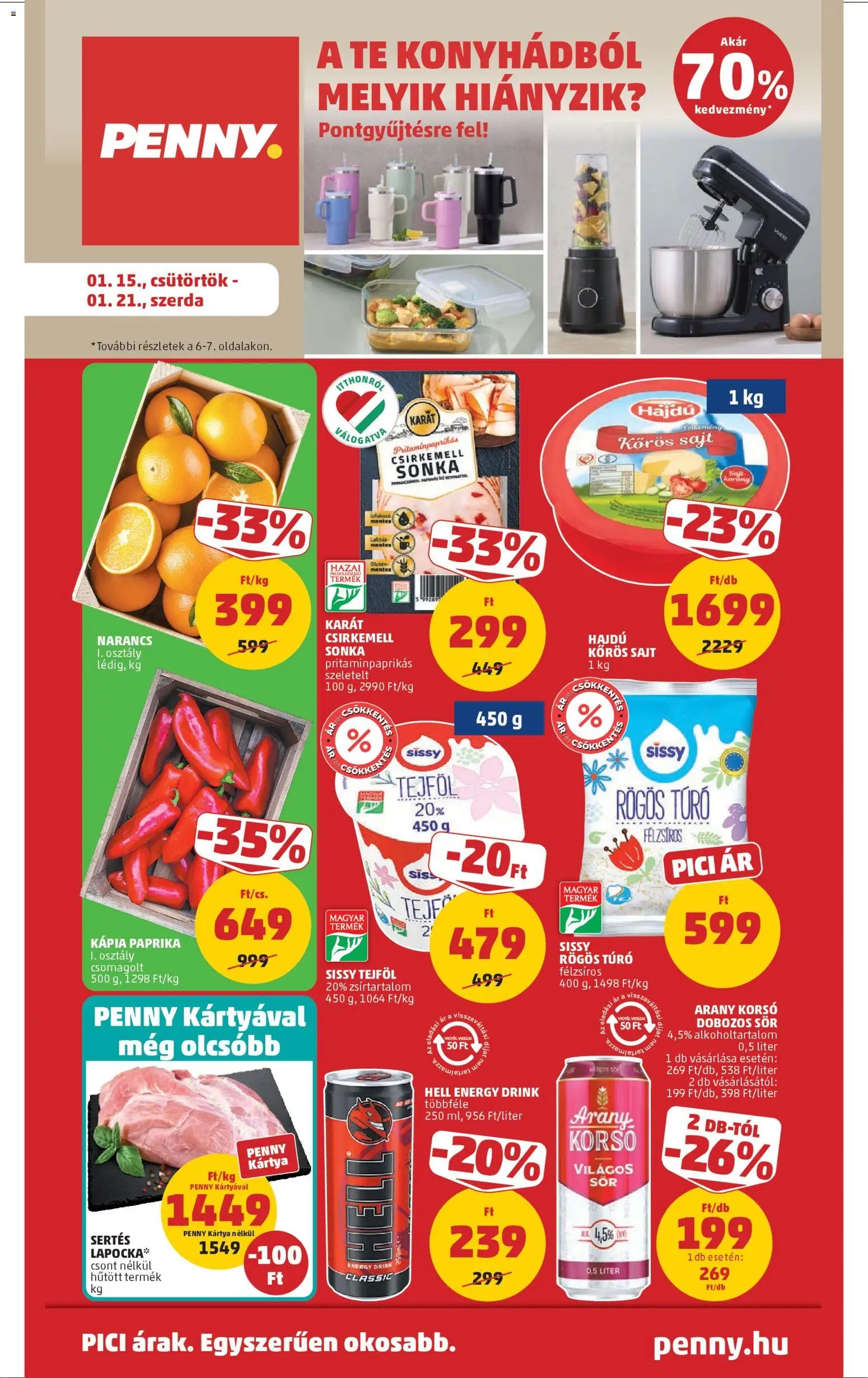 PENNY újság 2026.01.15. Akciós újság PENNY (2026-01-15 - 2026-01-21)
