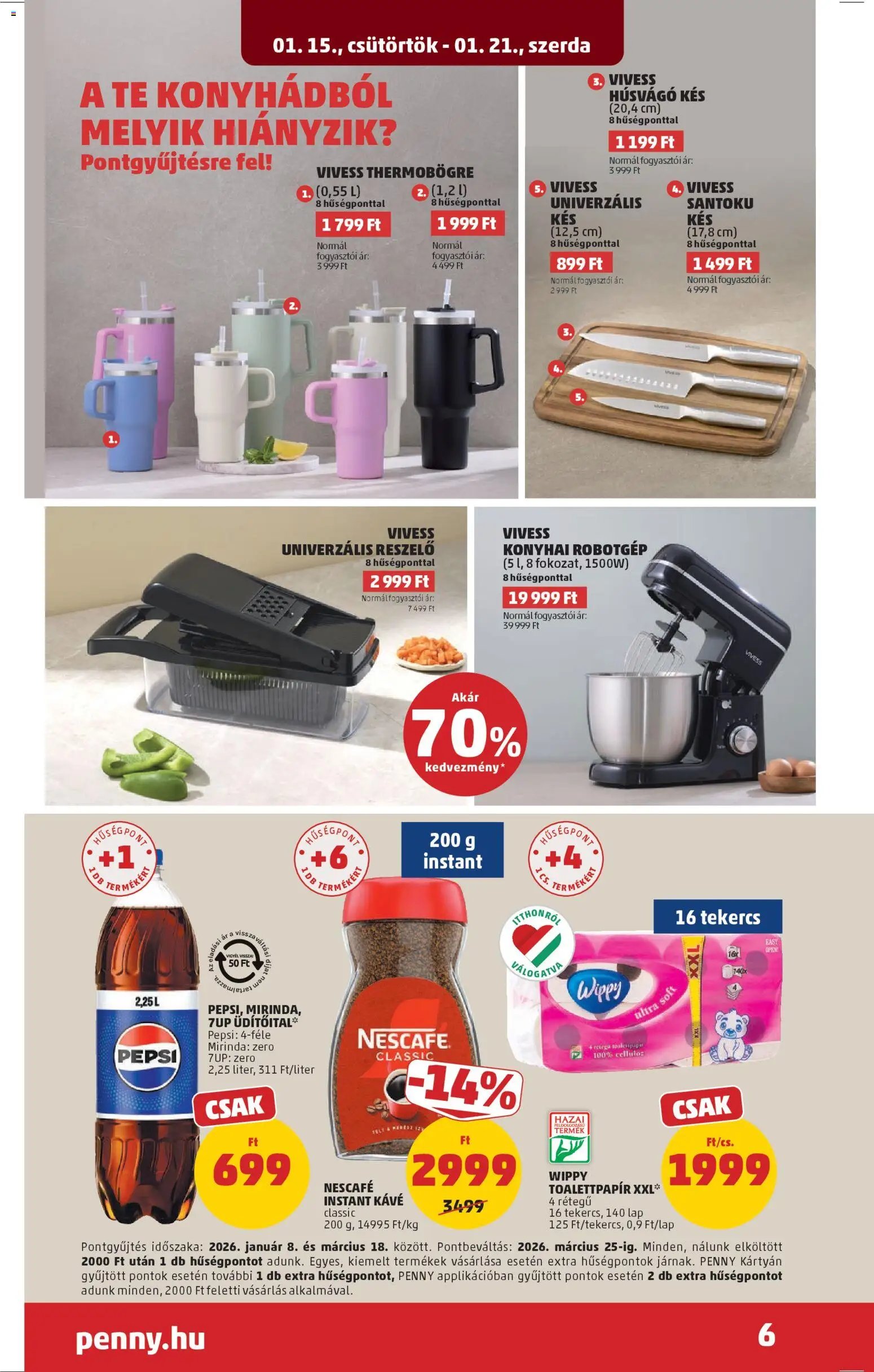 PENNY újság 2026.01.15. Akciós újság PENNY (2026-01-15 - 2026-01-21)