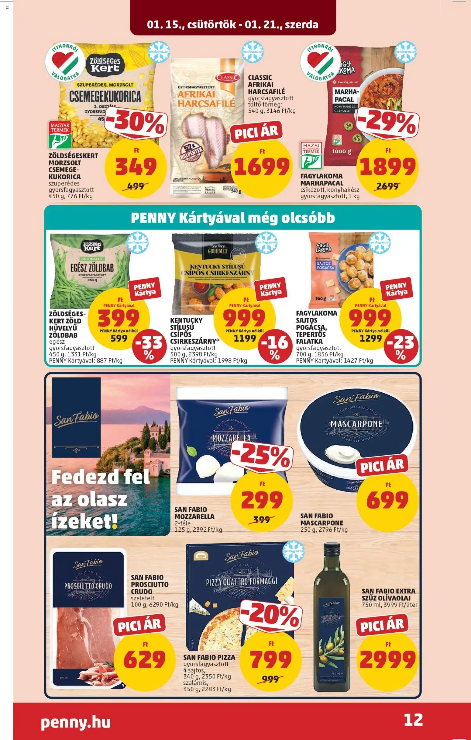 PENNY újság 2026.01.15. Akciós újság PENNY (2026-01-15 - 2026-01-21)