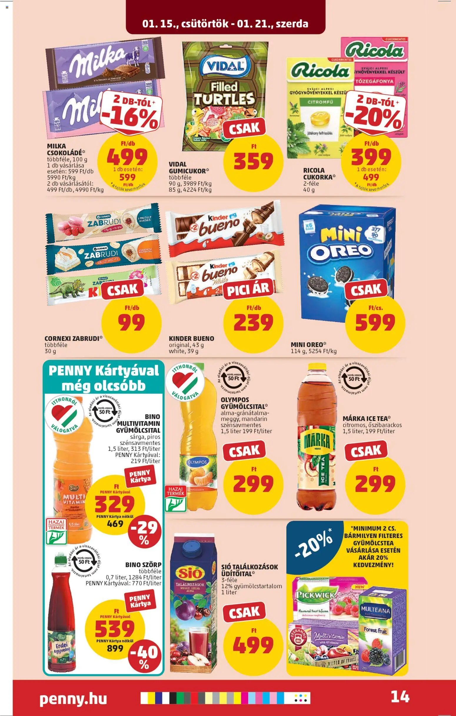 PENNY újság 2026.01.15. Akciós újság PENNY (2026-01-15 - 2026-01-21)