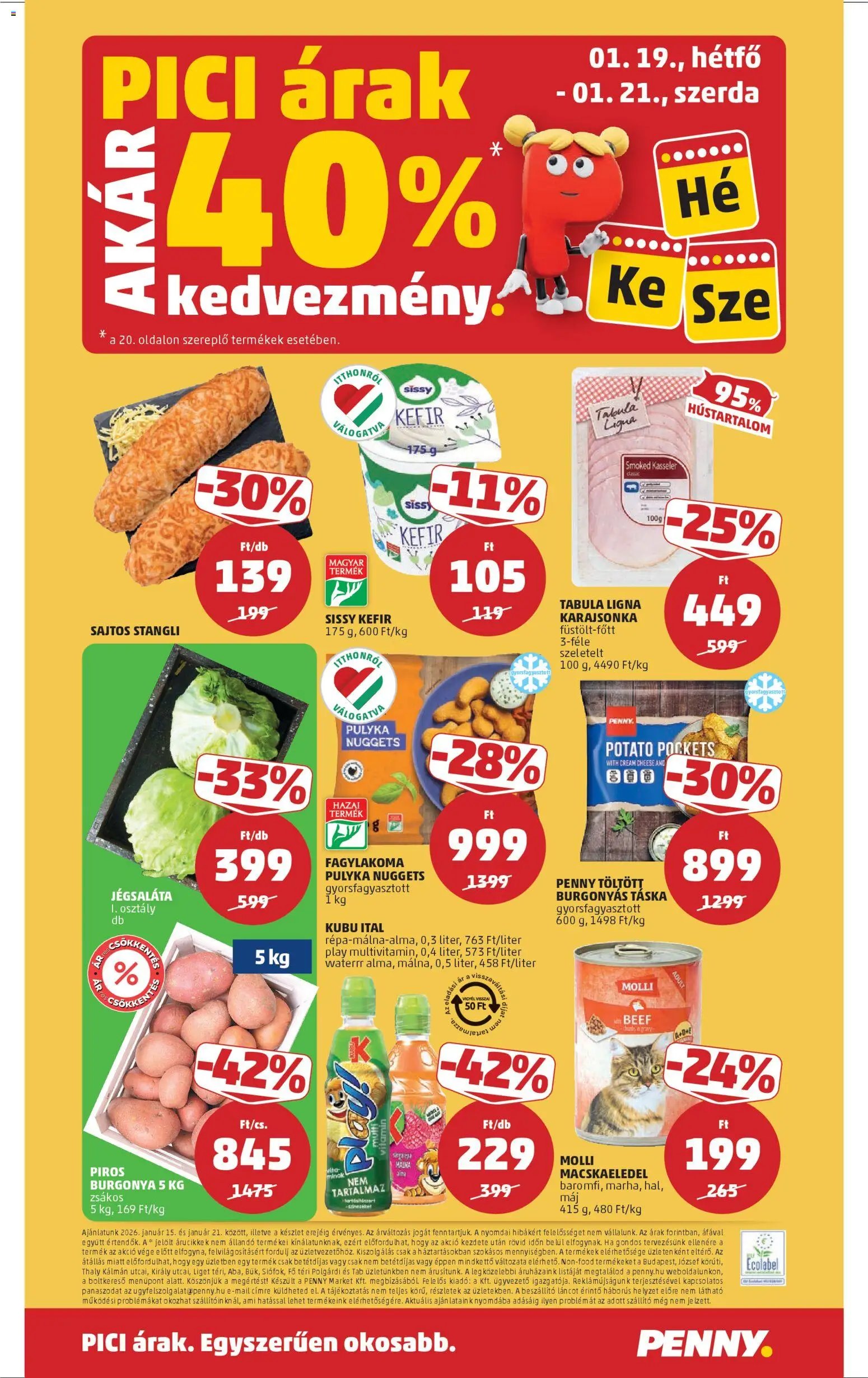 PENNY újság 2026.01.15. Akciós újság PENNY (2026-01-15 - 2026-01-21)