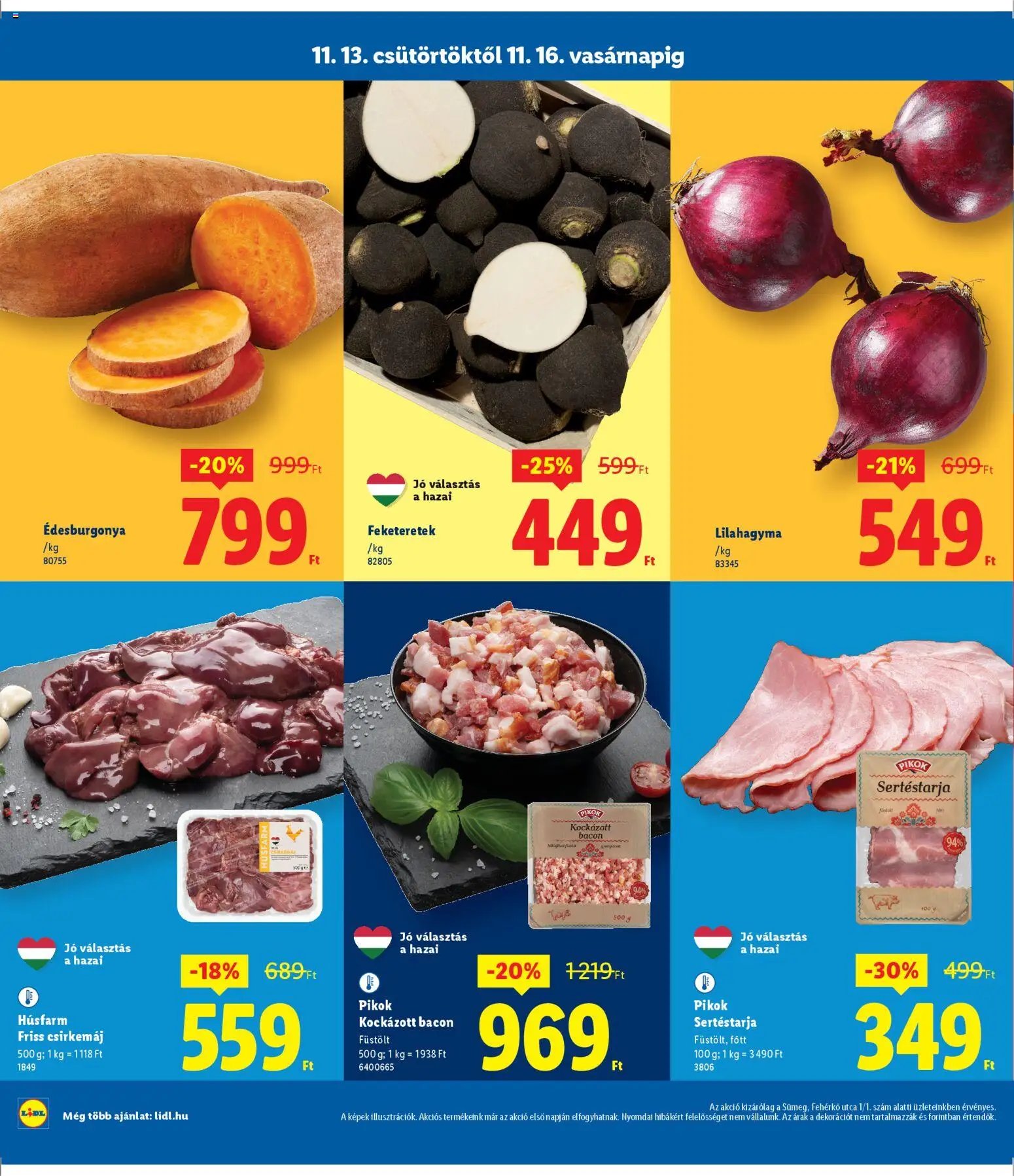 Lidl újság 2025.11.13. Sümeg (2025-11-13 - 2025-11-16)