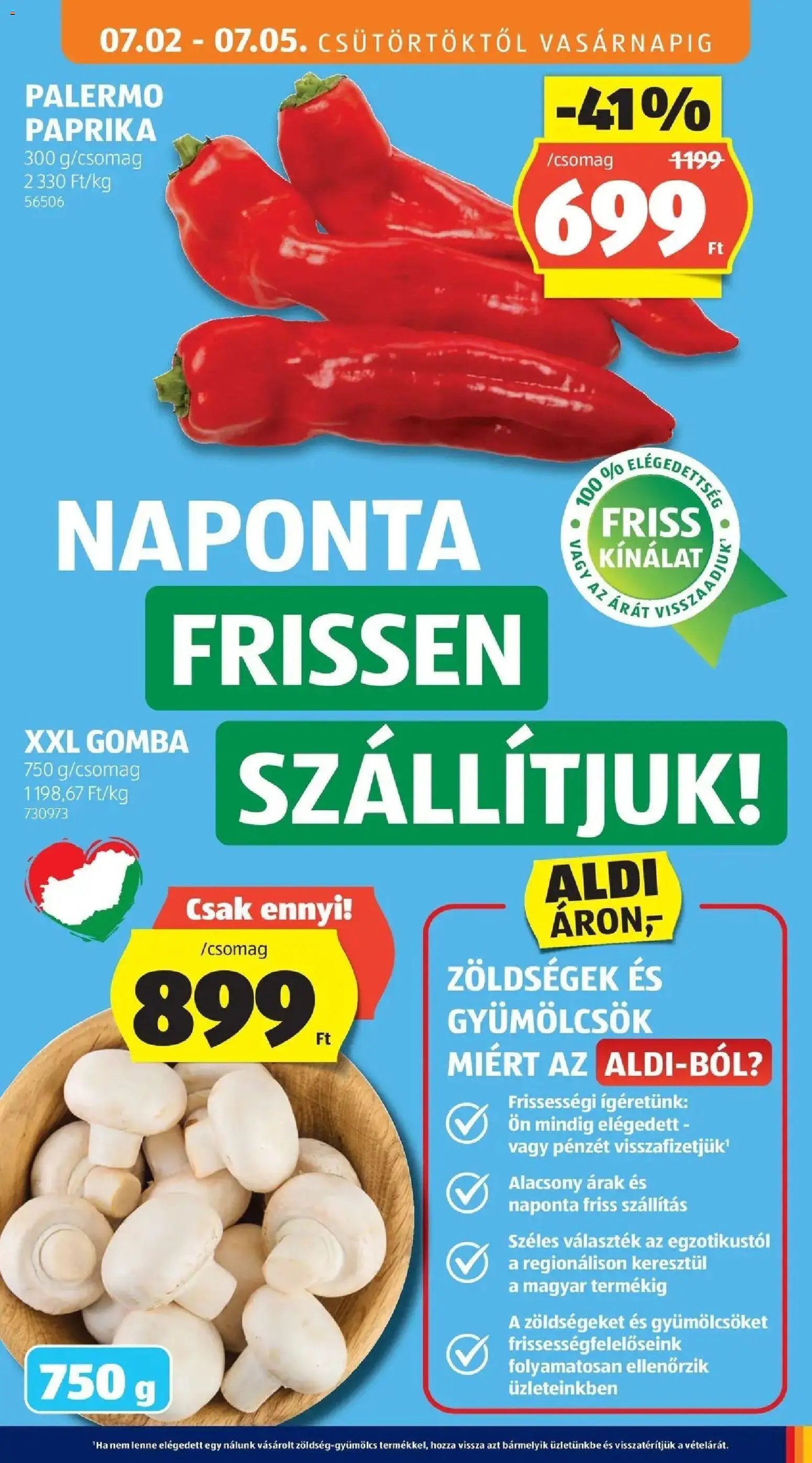 Aldi újság 2026.07.02. Aldi aktuális akciós újság