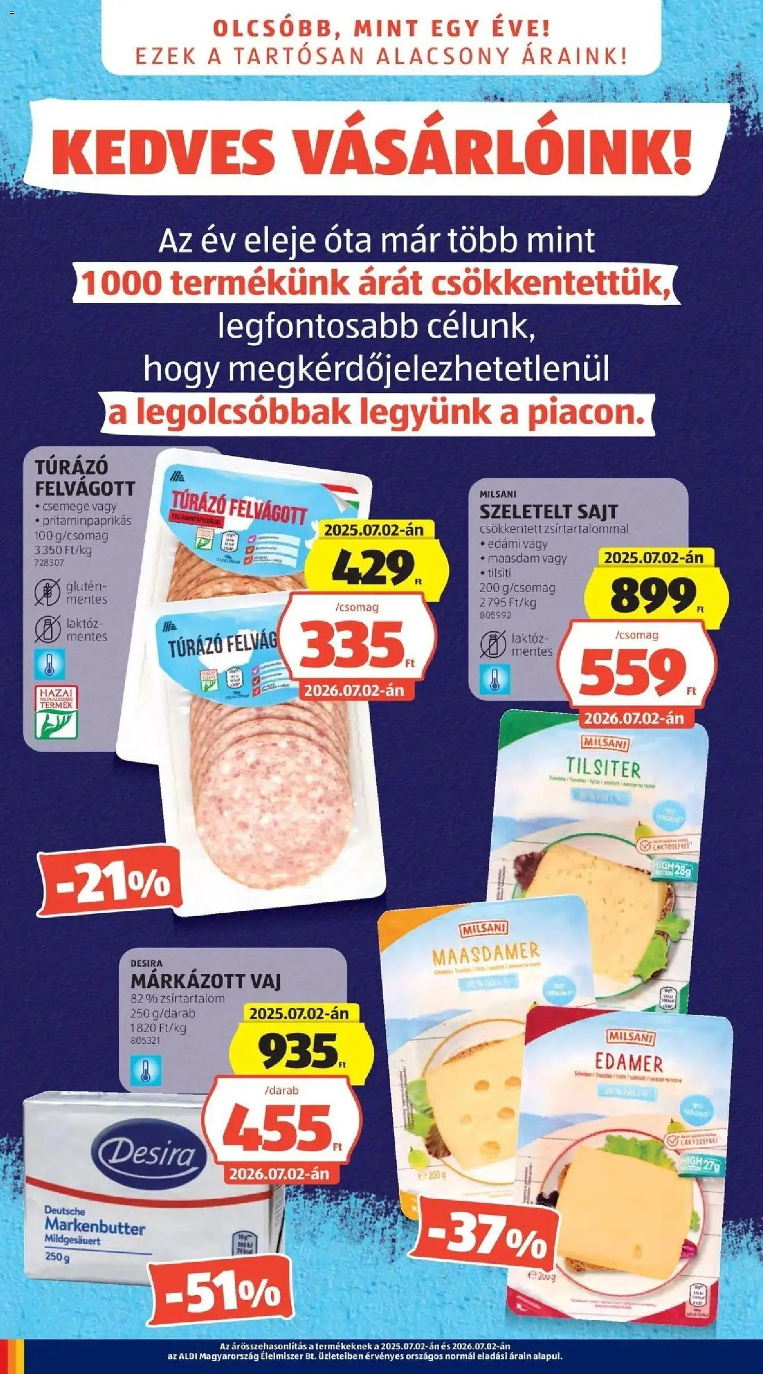 Aldi újság 2026.07.02. Aldi aktuális akciós újság