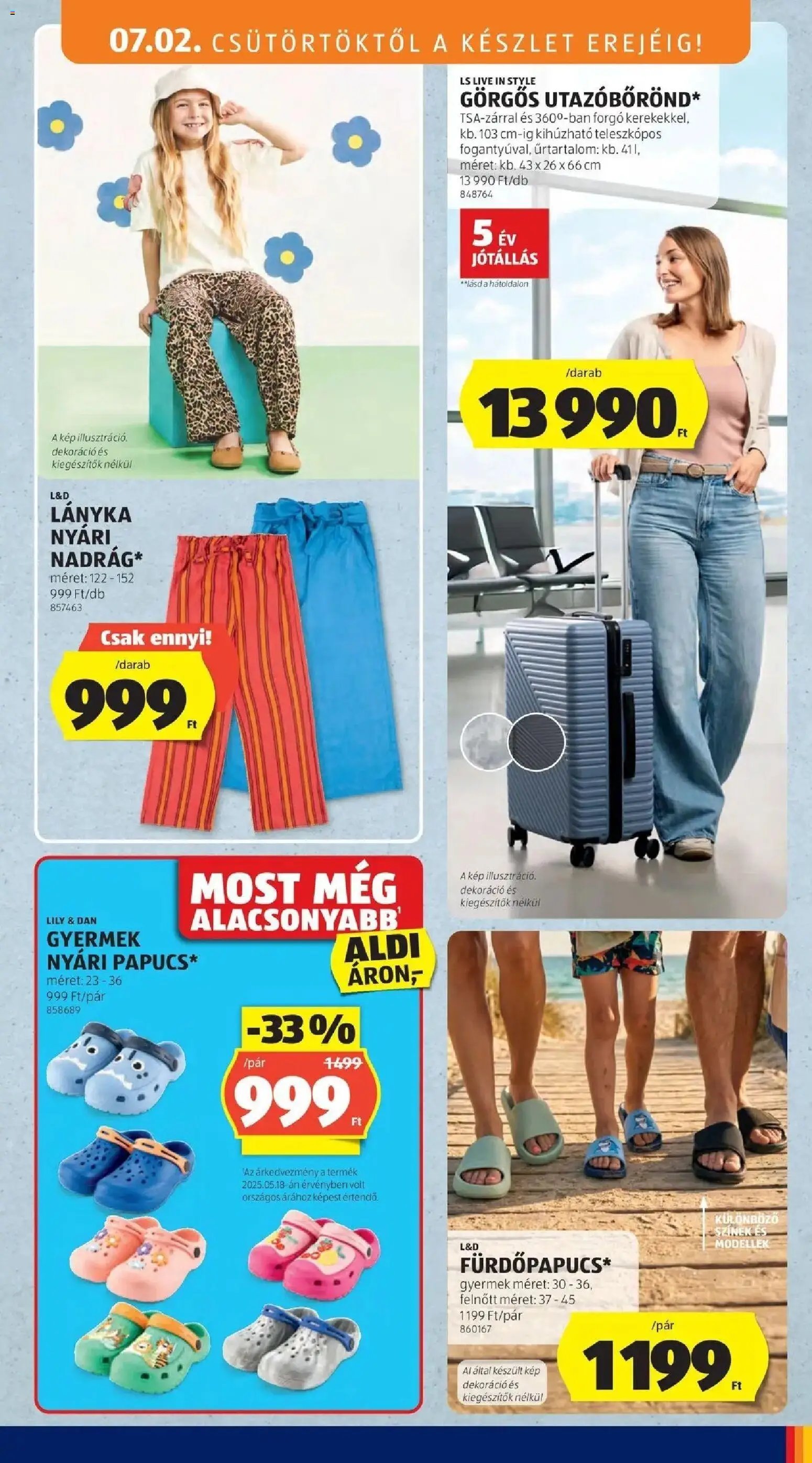 Aldi újság 2026.07.02. Aldi aktuális akciós újság