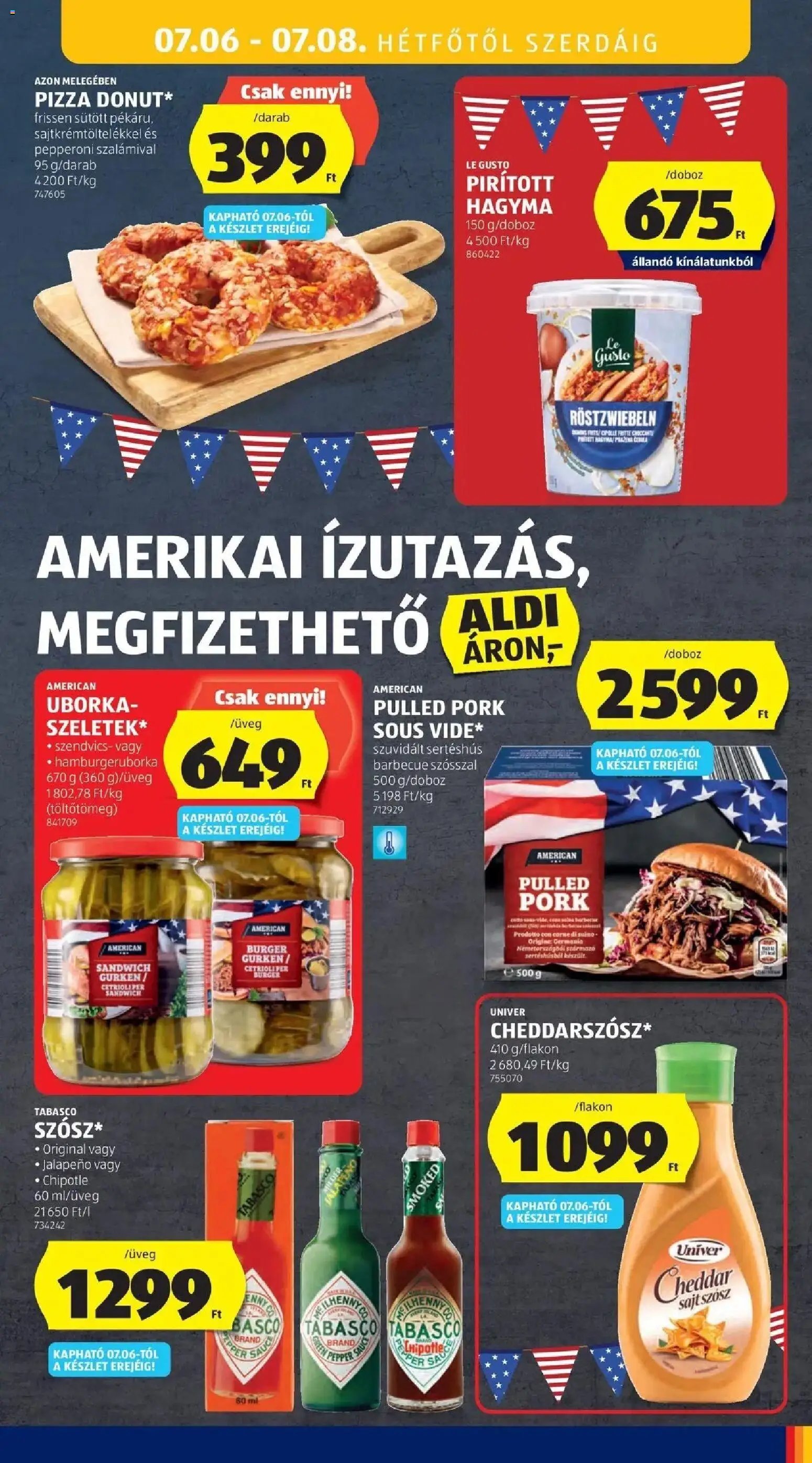 Aldi újság 2026.07.02. Aldi aktuális akciós újság