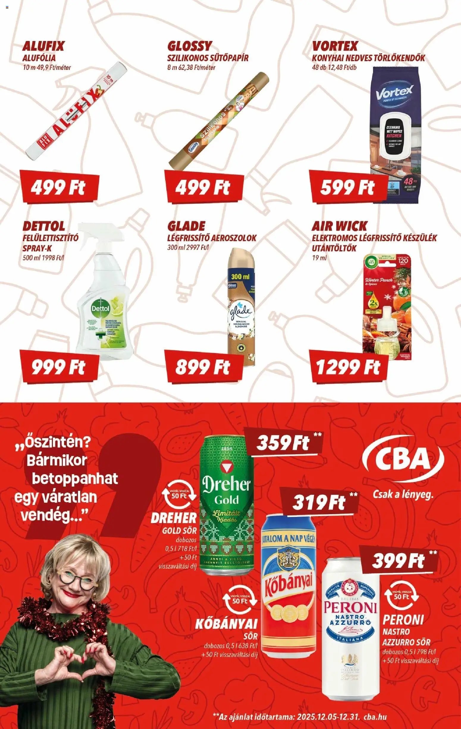 CBA újság 2025.12.11. Akciós újság CBA (2025-12-11 - 2025-12-17)