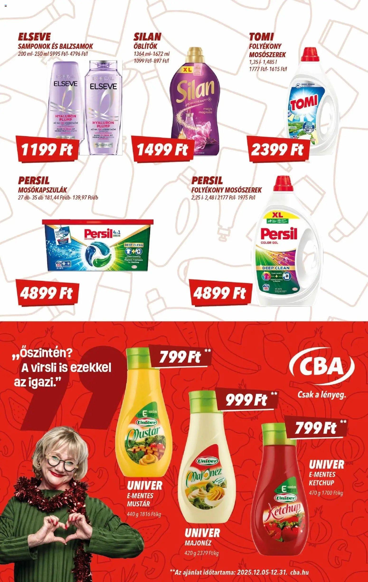 CBA újság 2025.12.11. Akciós újság CBA (2025-12-11 - 2025-12-17)