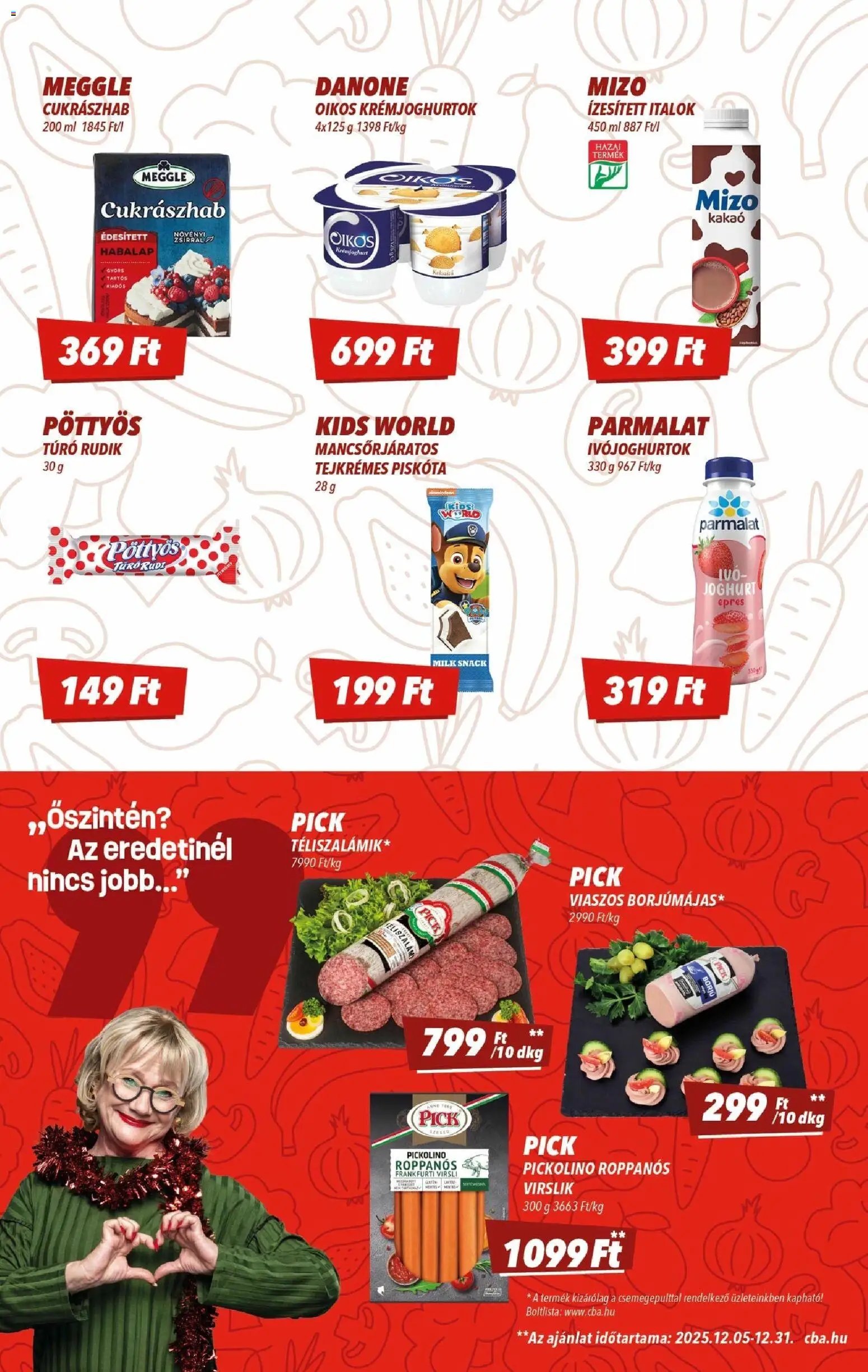 CBA újság 2025.12.11. Akciós újság CBA (2025-12-11 - 2025-12-17)
