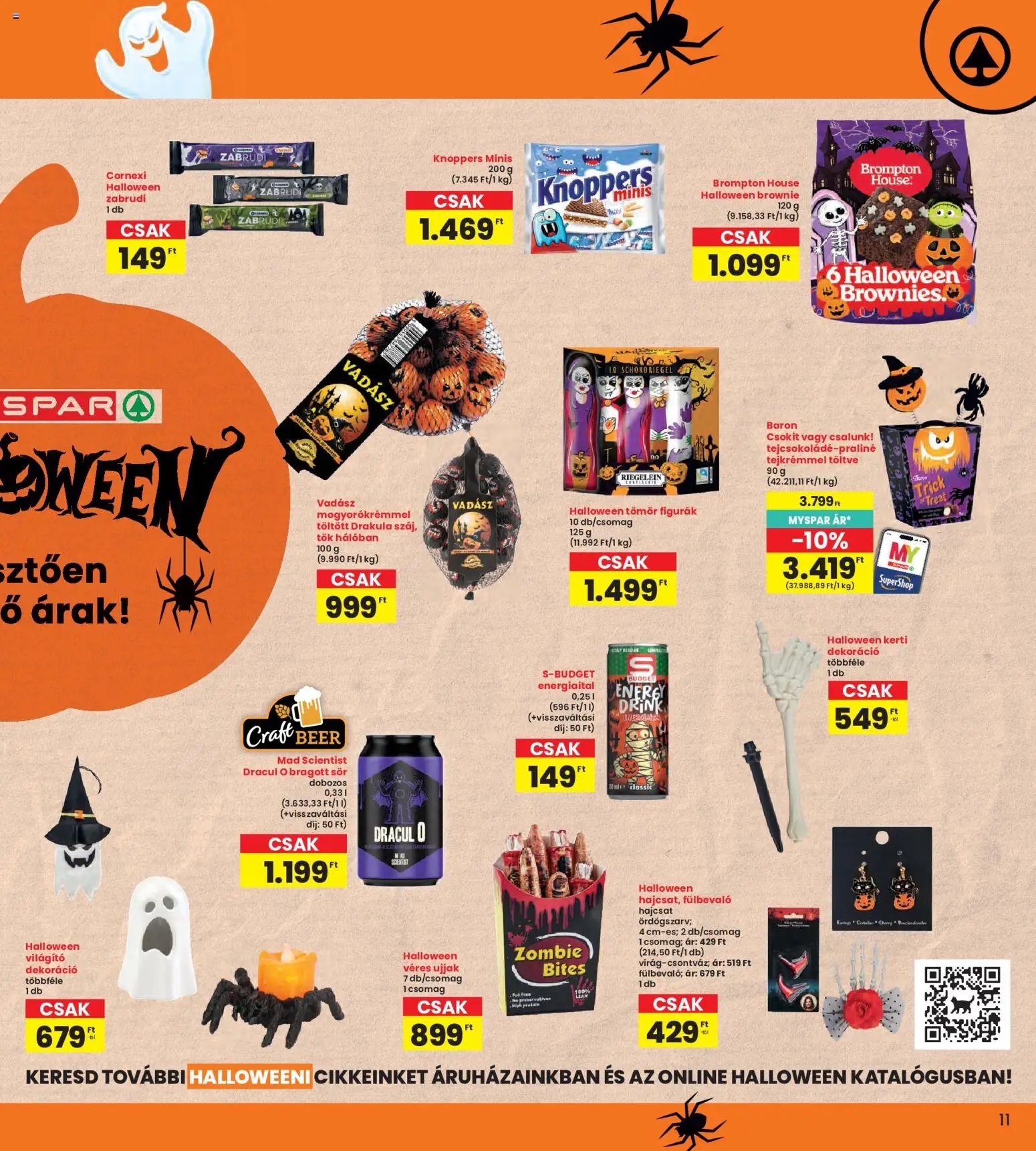 Interspar akciós ujság 2026.10.15. 🎃 HALLOWEEN 🧡