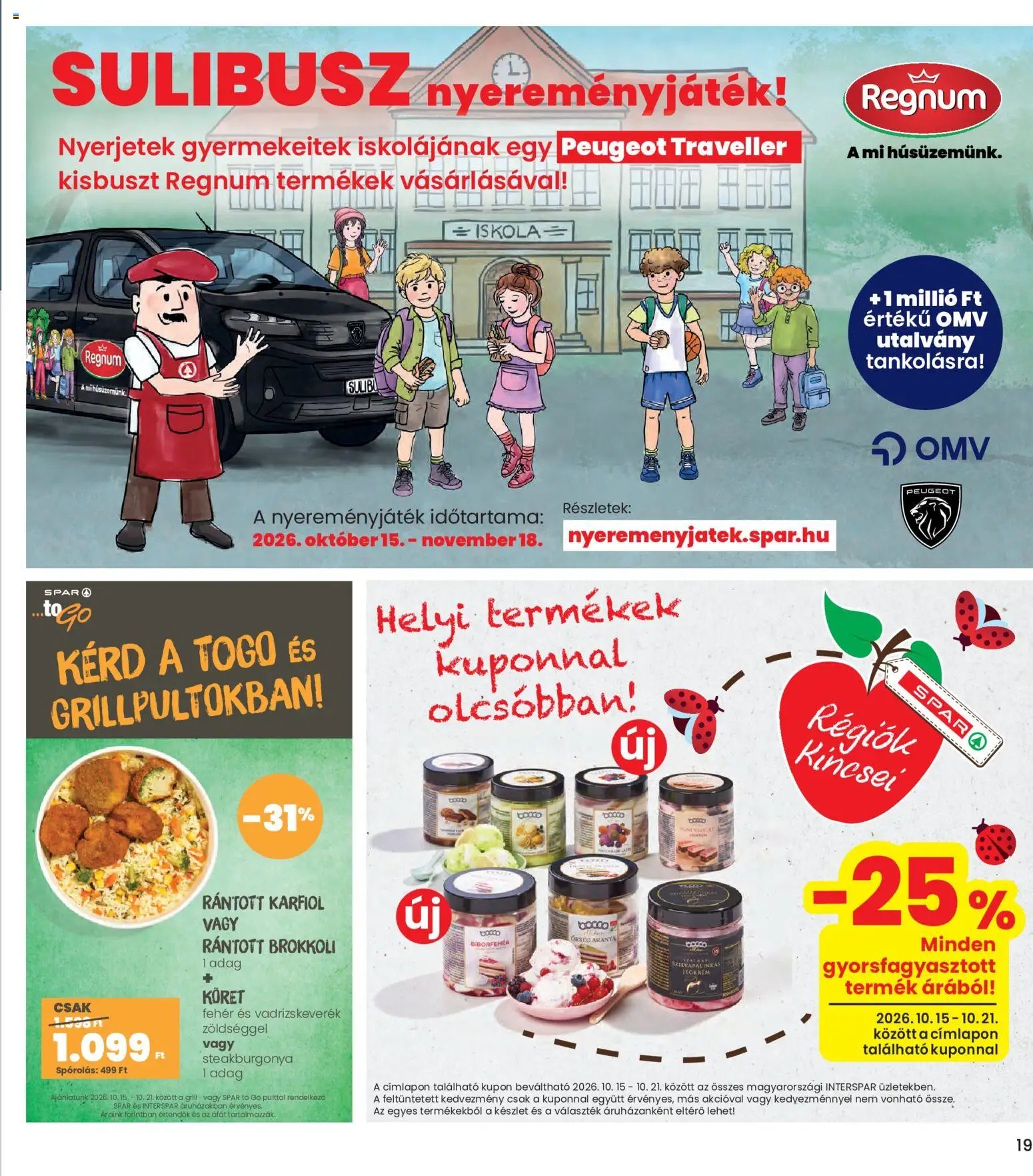 Interspar akciós ujság 2026.10.15. 🎃 HALLOWEEN 🧡