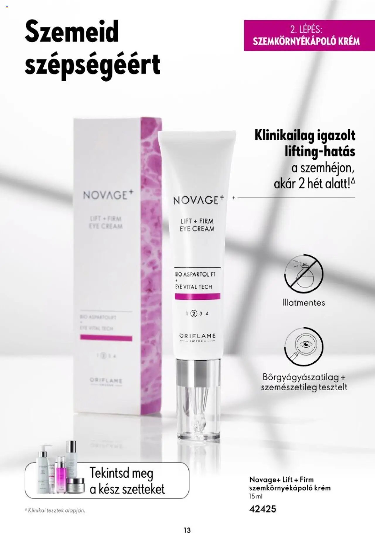 Oriflame újság 2023.11.16. Katalógus Oriflame Novage (2023-11-16)