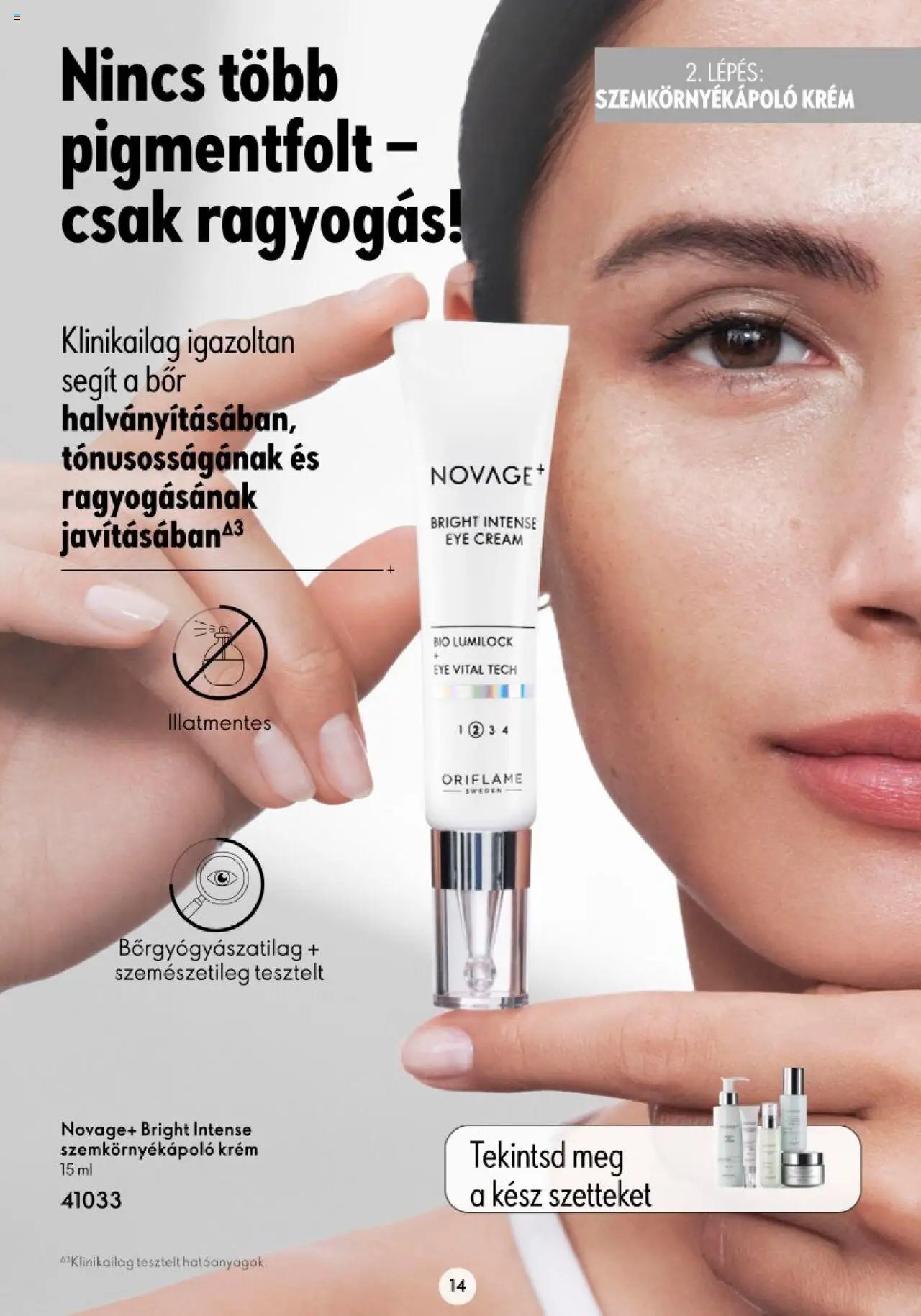 Oriflame újság 2023.11.16. Katalógus Oriflame Novage (2023-11-16)