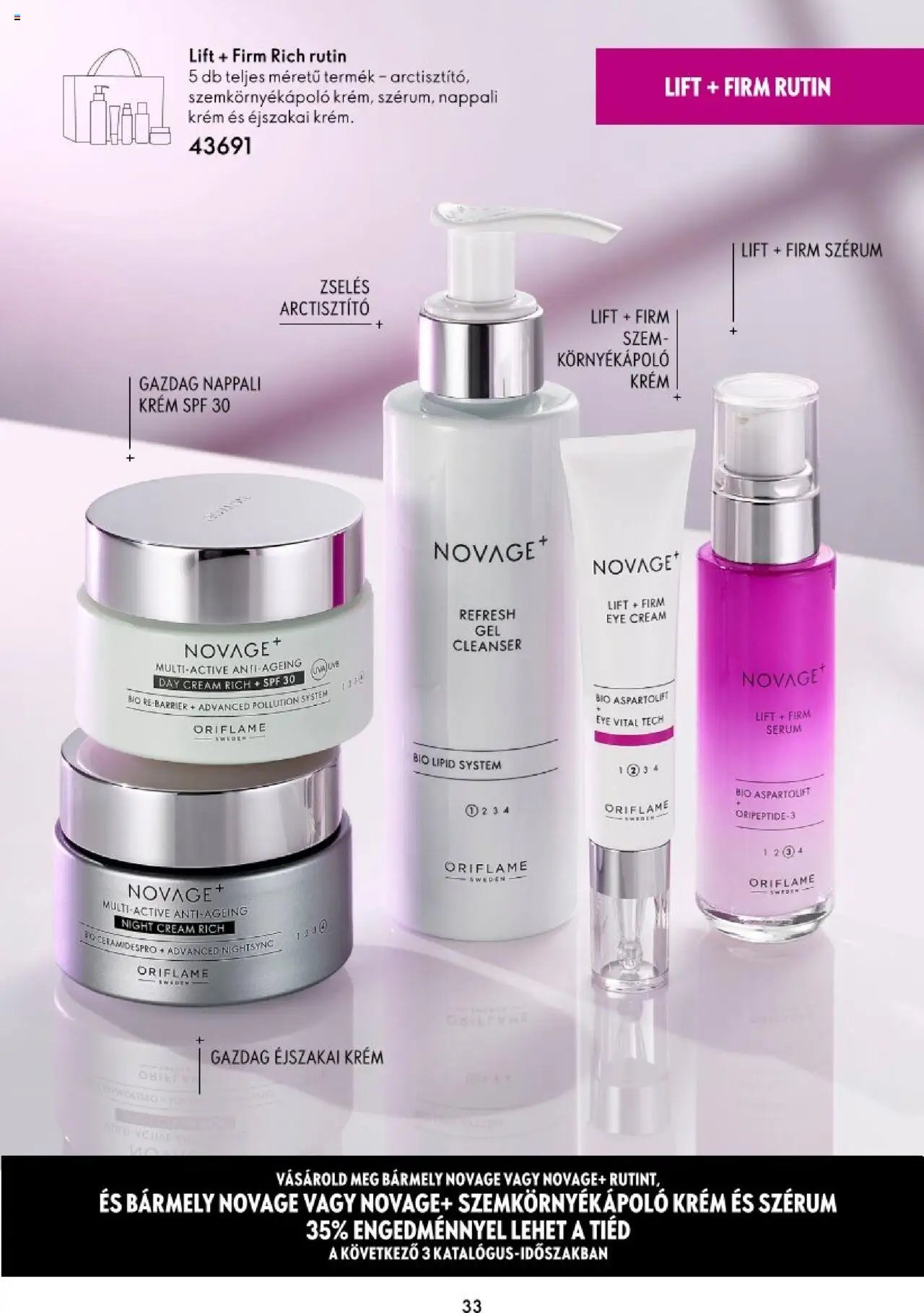 Oriflame újság 2023.11.16. Katalógus Oriflame Novage (2023-11-16)