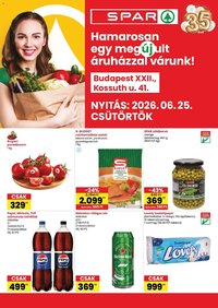 Spar újság 2026.06.25. Spar Bp. Kossuth u. üzlet megújulás