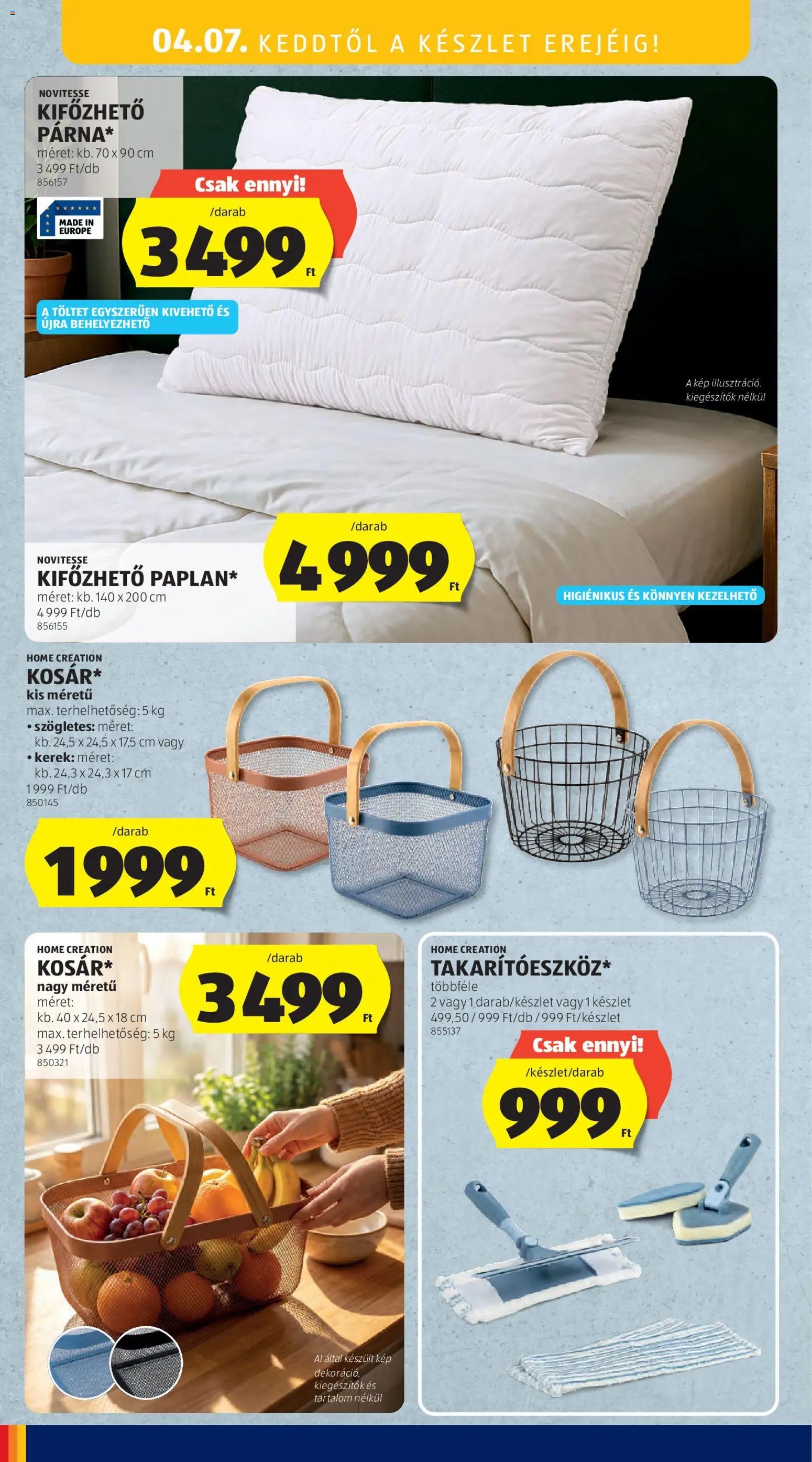 Aldi újság 2026.04.02. Aldi Középső sor termékei (2026-04-02 - 2026-04-08)