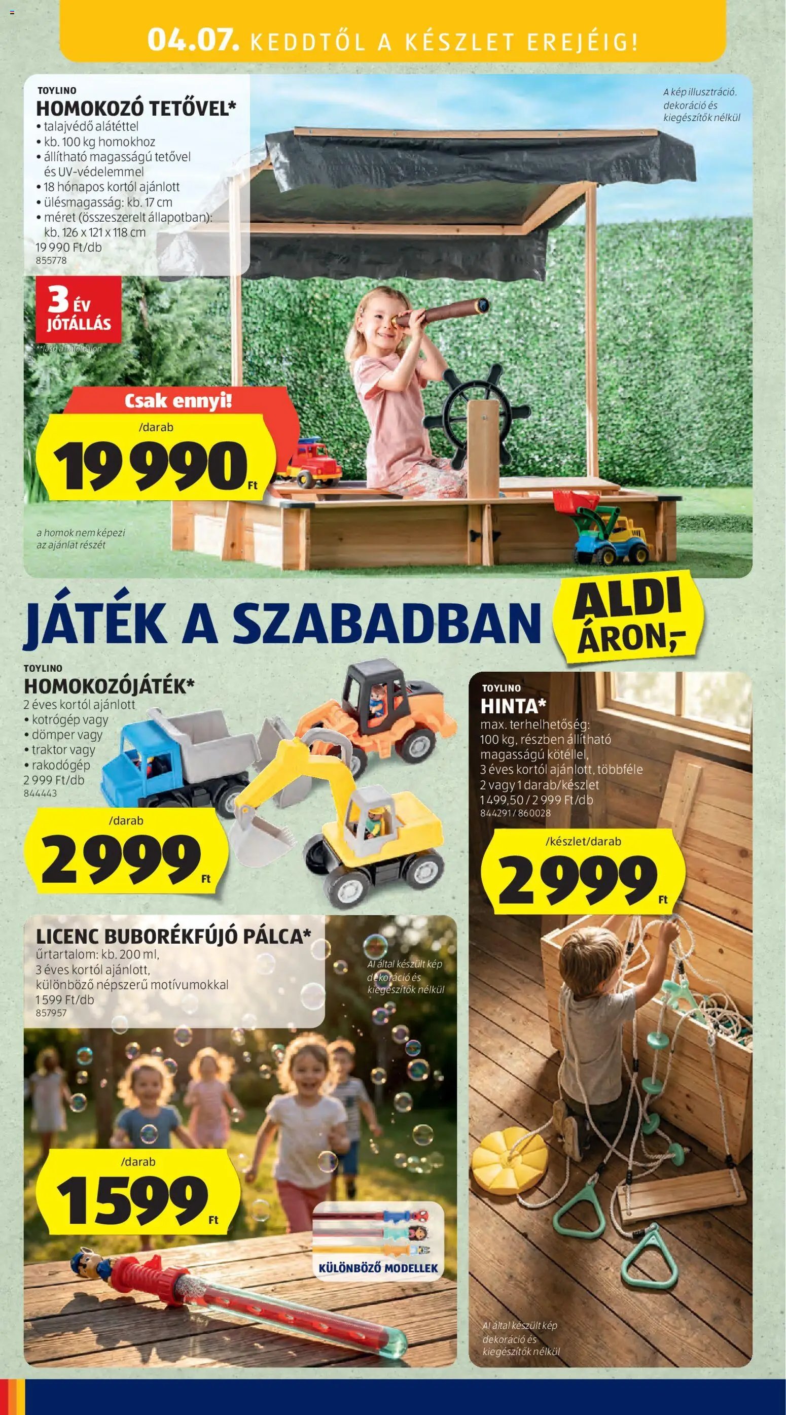 Aldi újság 2026.04.02. Aldi Középső sor termékei (2026-04-02 - 2026-04-08)