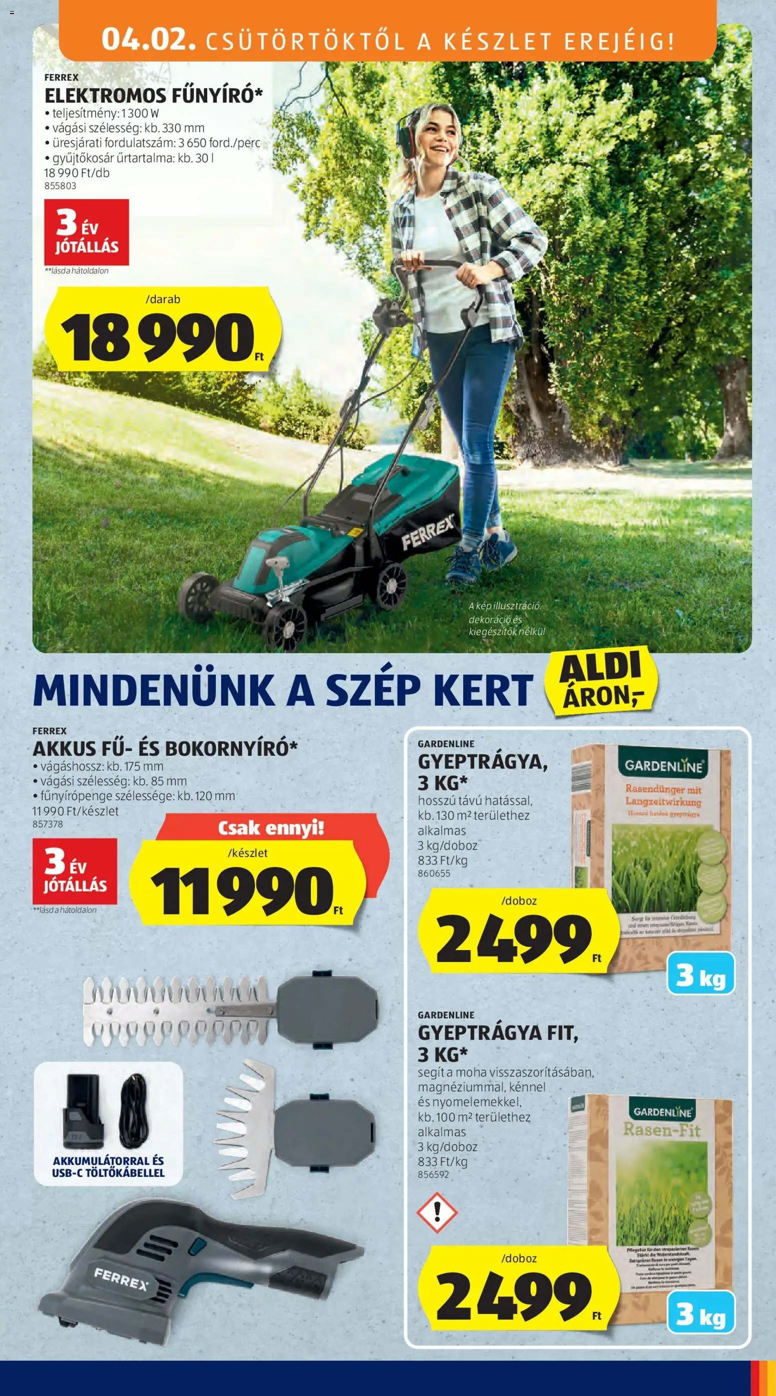 Aldi újság 2026.04.02. Aldi Középső sor termékei (2026-04-02 - 2026-04-08)