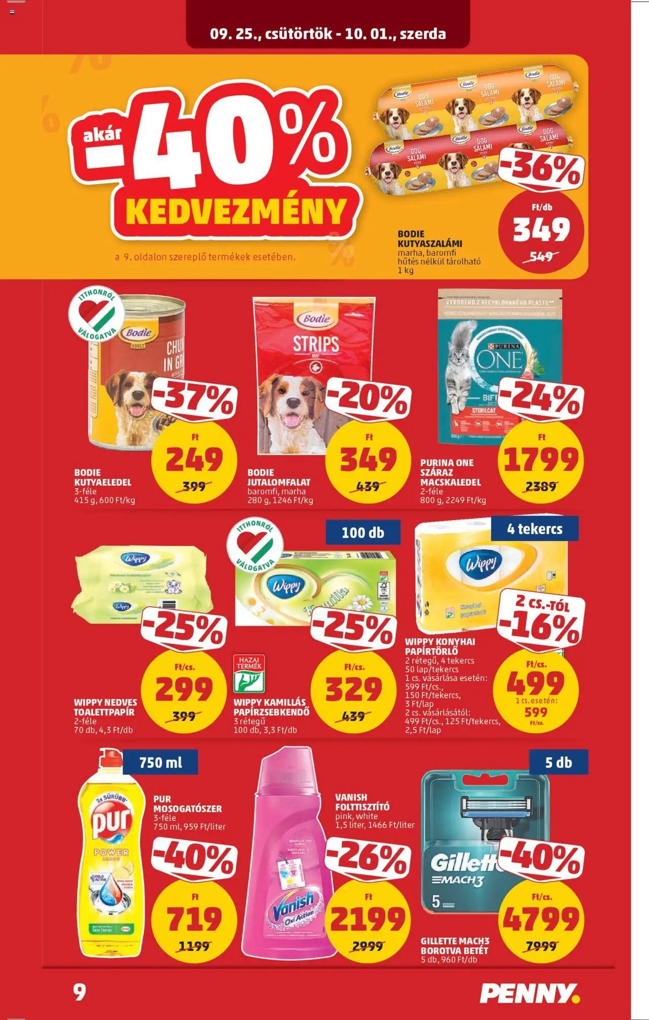 PENNY újság 2025.09.25. Akciós újság PENNY (2025-09-25 - 2025-10-01)