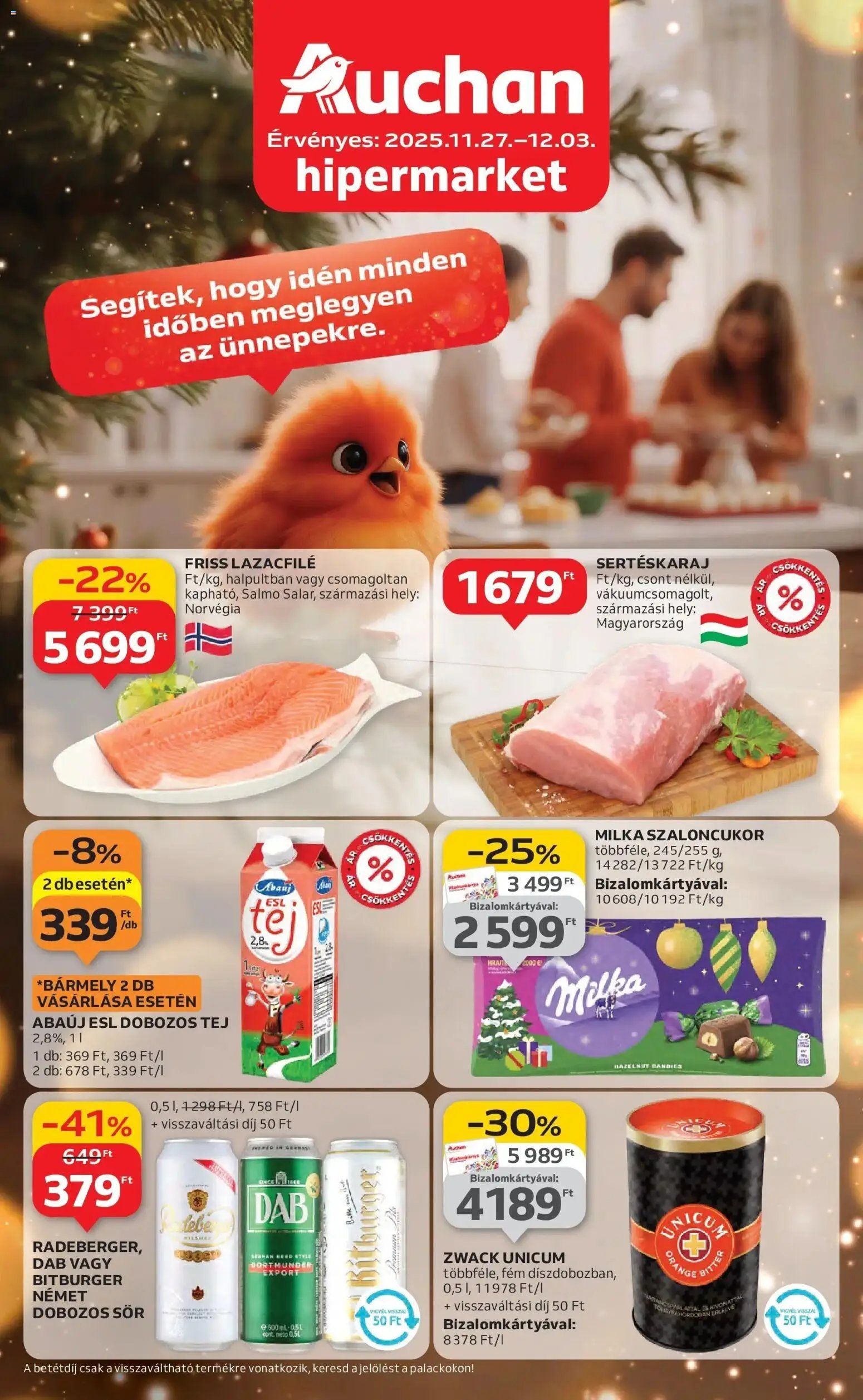 Auchan újság 2025.11.27. Szolnok Akciós újság Auchan (2025-11-27 - 2025-12-03)