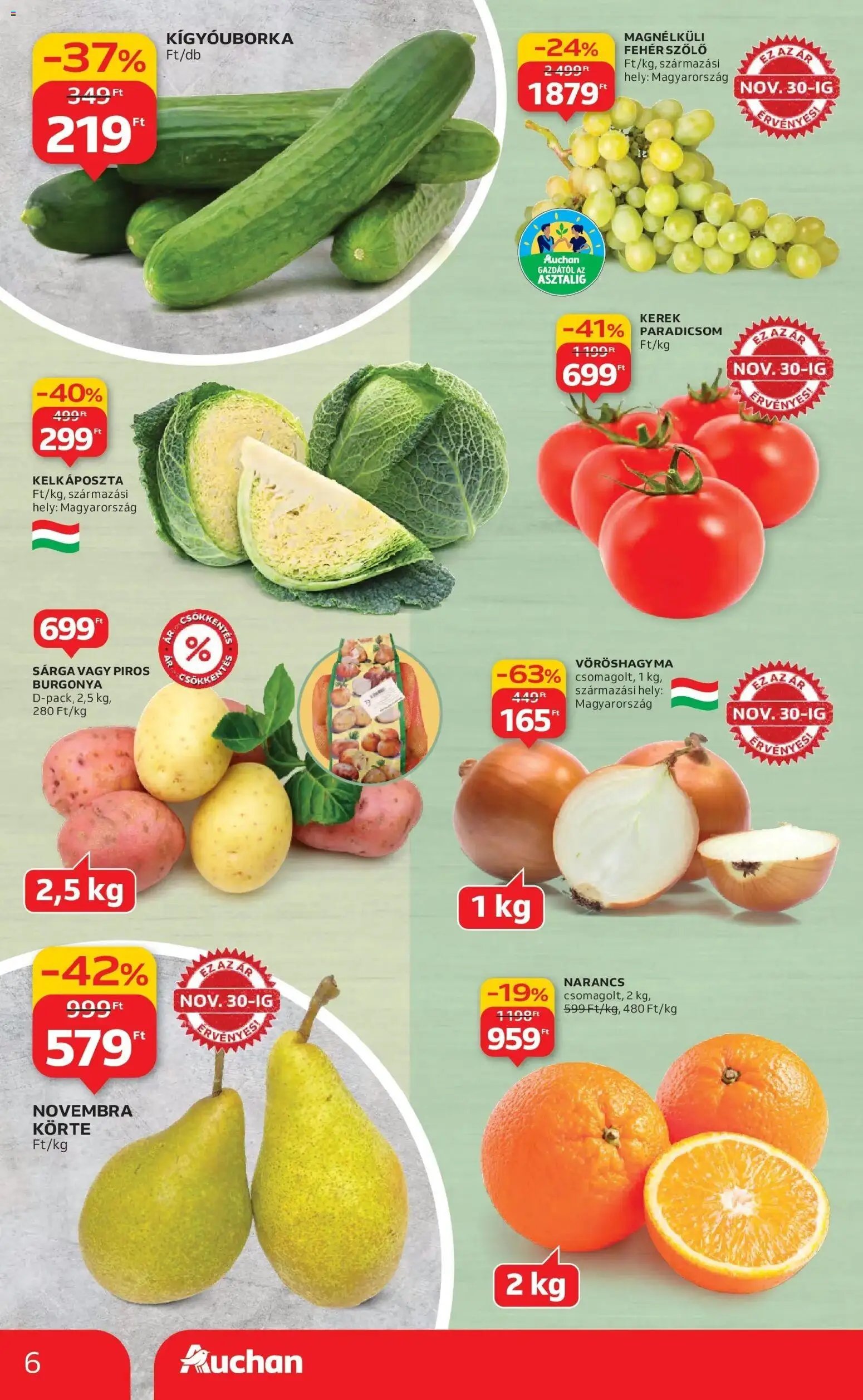 Auchan újság 2025.11.27. Szolnok Akciós újság Auchan (2025-11-27 - 2025-12-03)